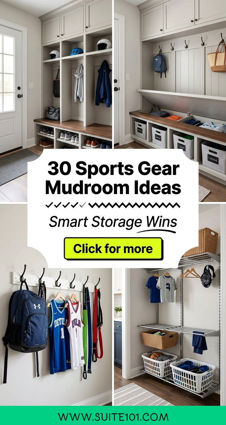 30 Sports Gear Mudroom Ideas Smart Storage For Busy Days - 30 Sports Gear Mudroom Ideas: Smart Storage For Busy Days