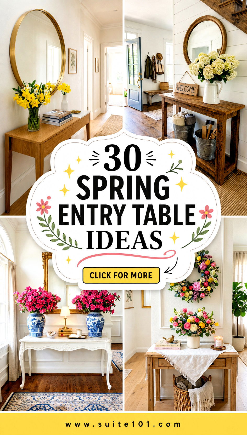 30 Spring Entry Table Ideas Fresh Decor In Minutes-Make It Yours - 30 Spring Entry Table Ideas: Fresh Decor In Minutes-Make It Yours