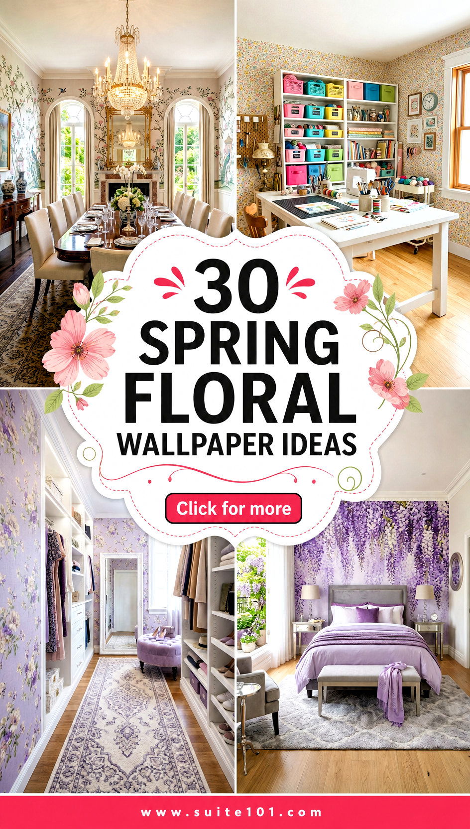 30 Spring Floral Wallpaper Ideas Trendy Patterns For Fresh Look - 30 Spring Floral Wallpaper Ideas: Trendy Patterns For Fresh Look