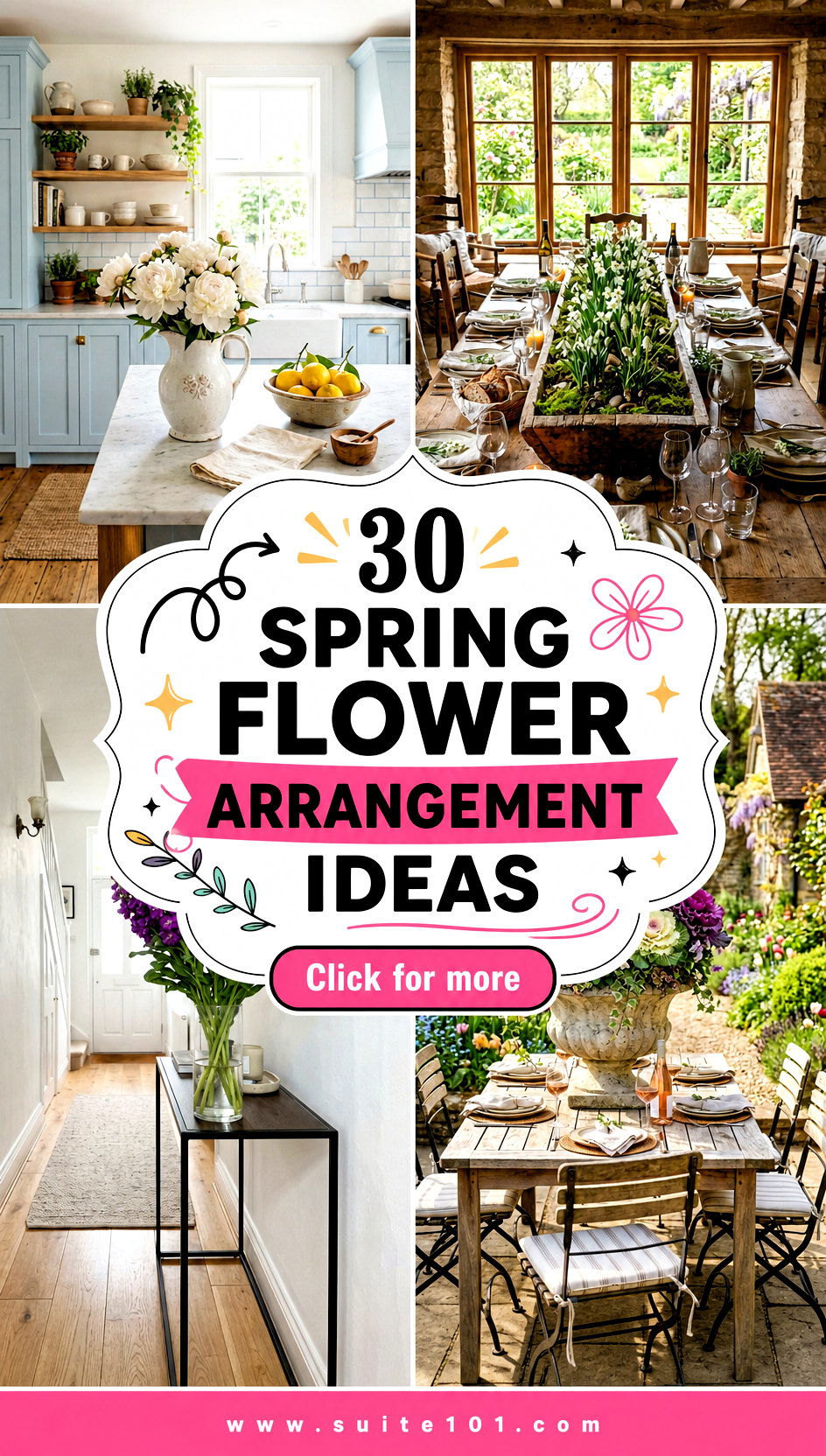 30 Spring Flower Arrangement Ideas for Stunning DIY Centerpieces - 30 Spring Flower Arrangement Ideas for Stunning DIY Centerpieces