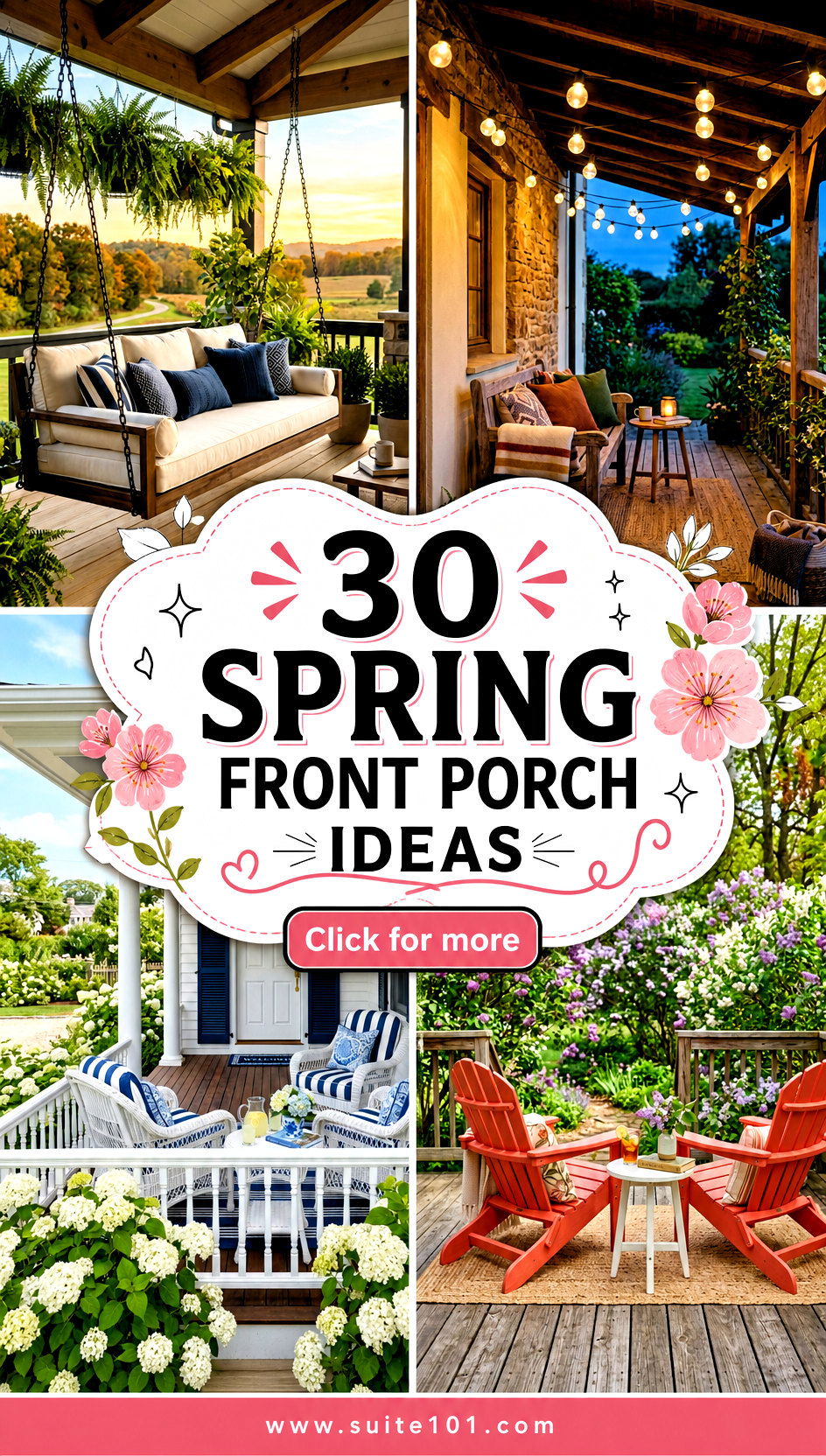30 Spring Front Porch Ideas to Welcome Guests With Style - 30 Spring Front Porch Ideas to Welcome Guests With Style