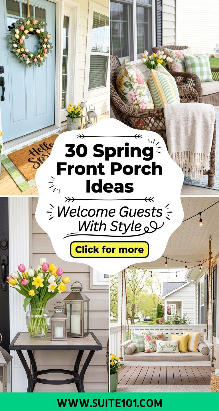 30 Spring Front Porch Ideas to Welcome Guests With Style - 30 Spring Front Porch Ideas to Welcome Guests With Style