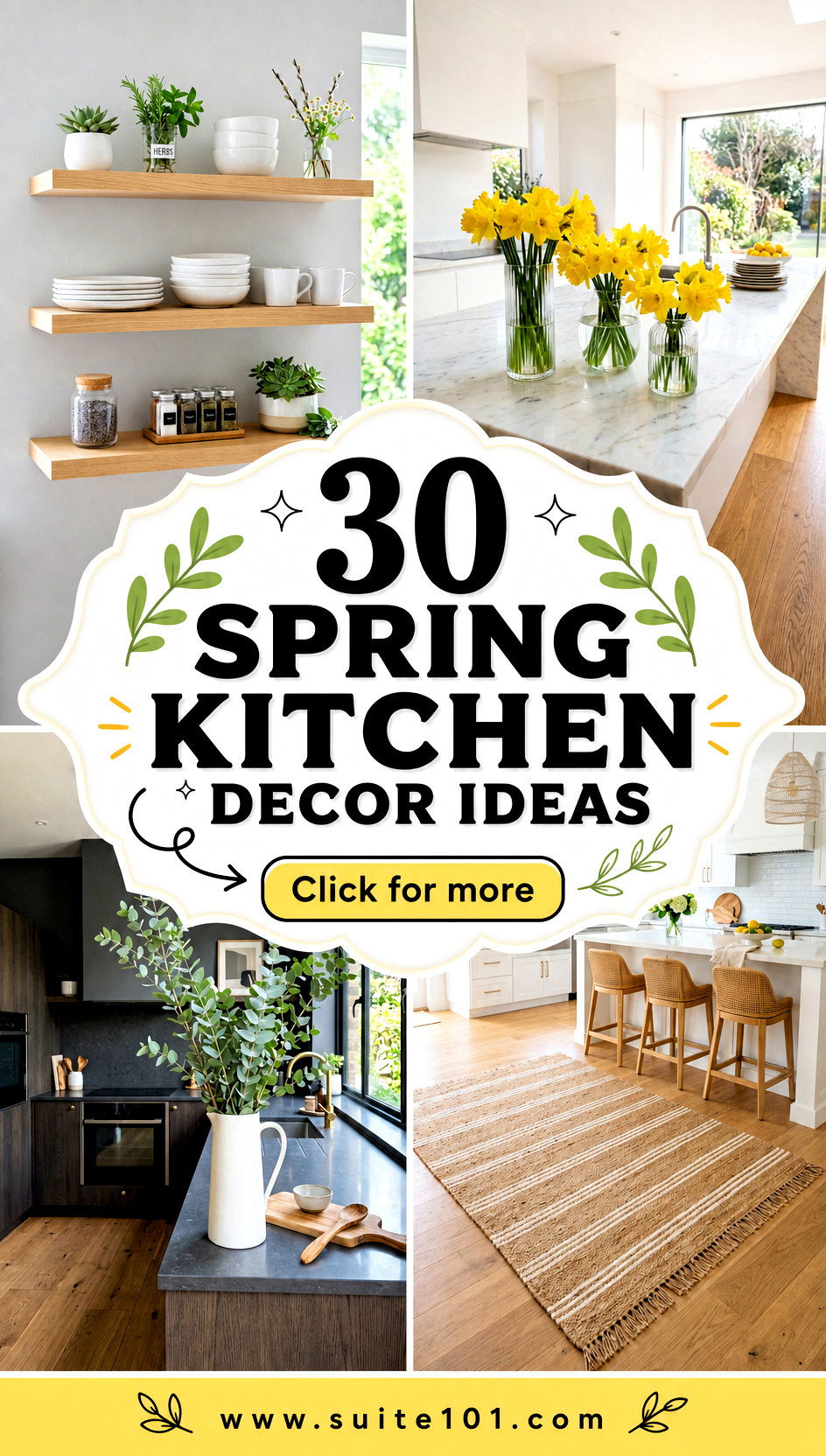 30 Spring Kitchen Decor Ideas for Bright Cozy Everyday Style - 30 Spring Kitchen Decor Ideas for Bright, Cozy Everyday Style