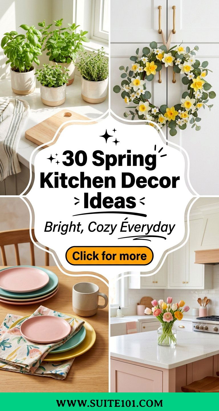 30 Spring Kitchen Decor Ideas for Bright Cozy Everyday Style - 30 Spring Kitchen Decor Ideas for Bright, Cozy Everyday Style