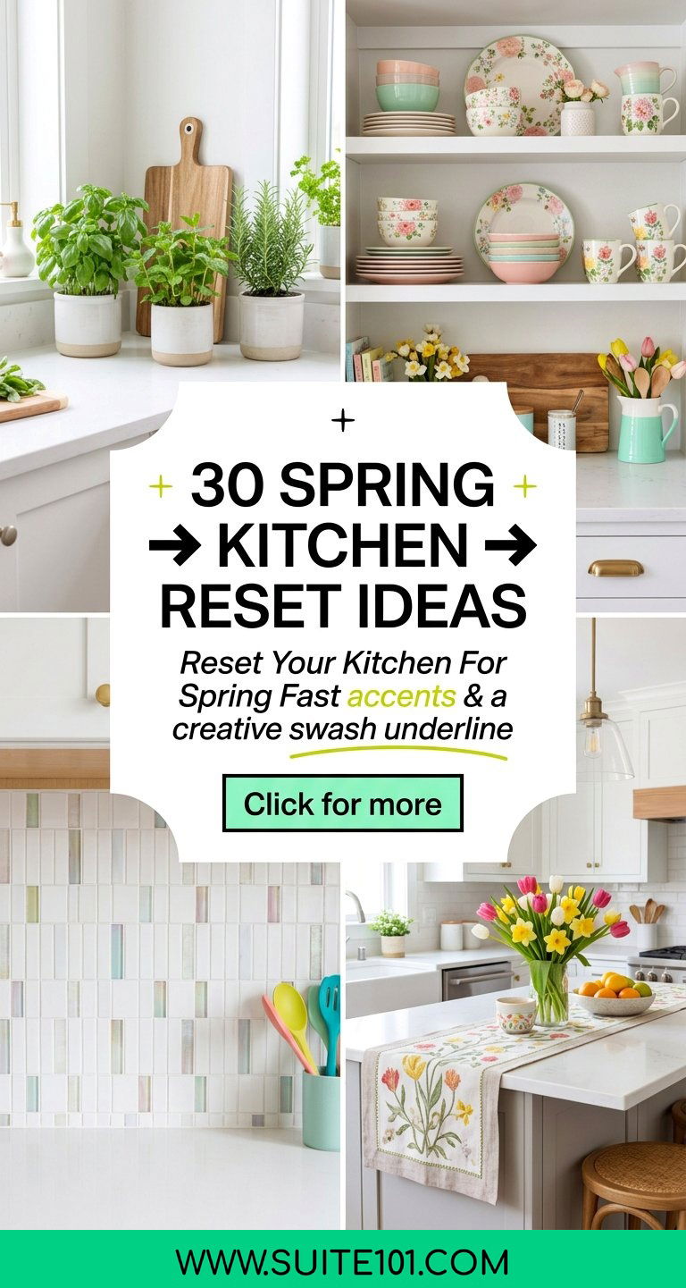 30 Spring Kitchen Reset Ideas Reset Your Kitchen For Spring Fast - 30 Spring Kitchen Reset Ideas: Reset Your Kitchen For Spring Fast