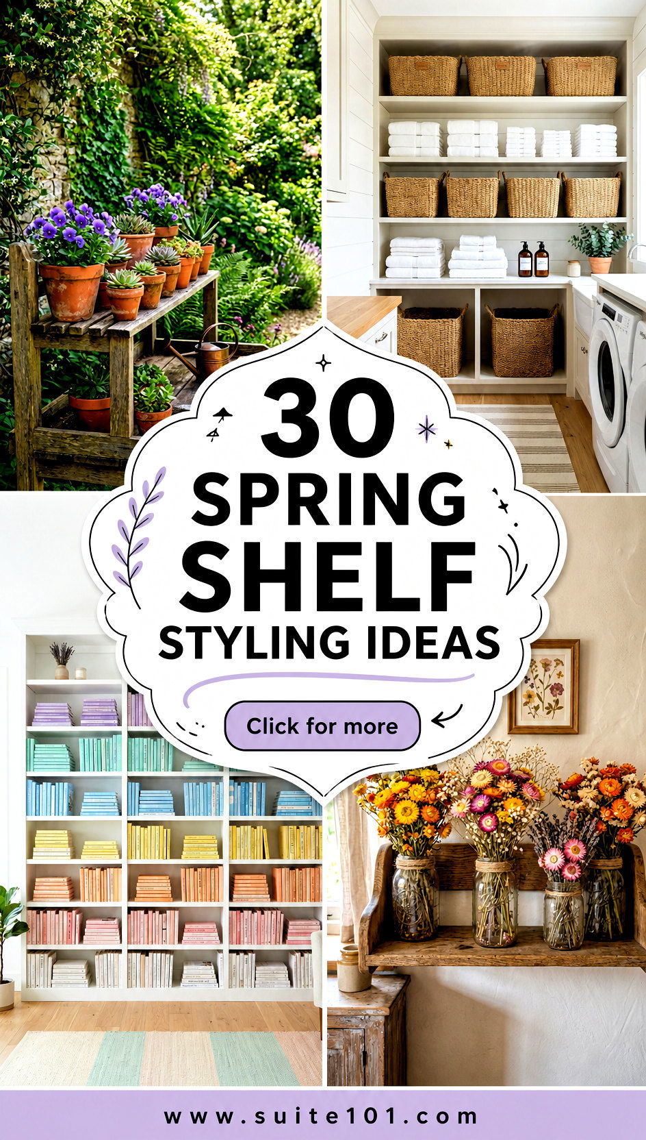 30 Spring Shelf Styling Ideas Aesthetic for a Fresh Update - 30 Spring Shelf Styling Ideas Aesthetic for a Fresh Update