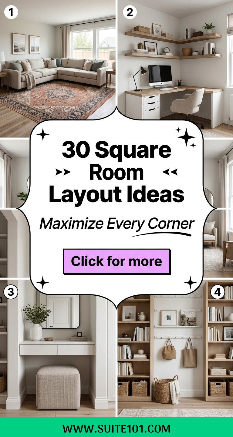 30 Square Room Layout Ideas to Maximize Every Corner Fast - 30 Square Room Layout Ideas to Maximize Every Corner Fast