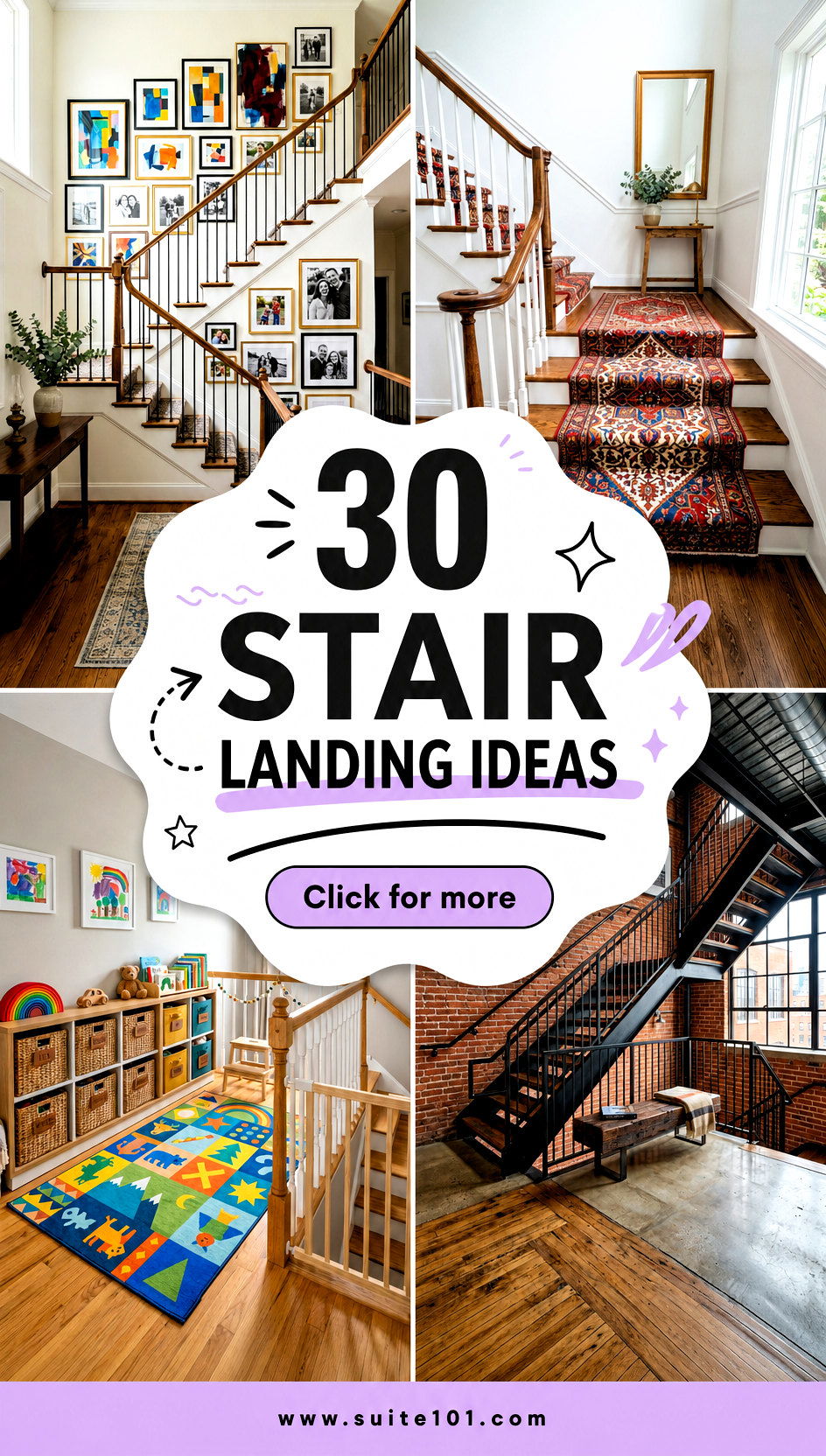 30 Stair Landing Ideas to Make That Overlooked Space Pop - 30 Stair Landing Ideas to Make That Overlooked Space Pop