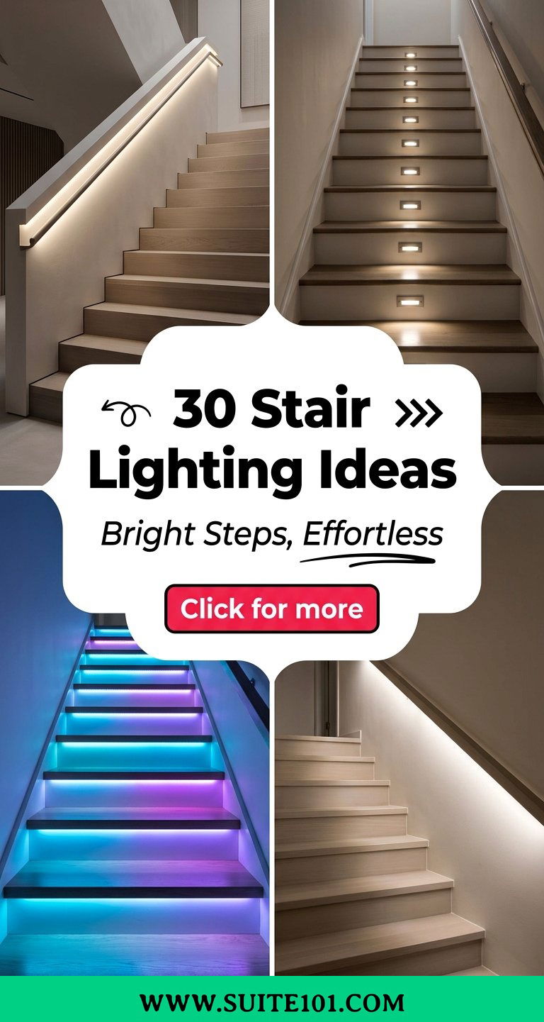 30 Stair Lighting Ideas for Bright Steps and Effortless Style - 30 Stair Lighting Ideas for Bright Steps and Effortless Style