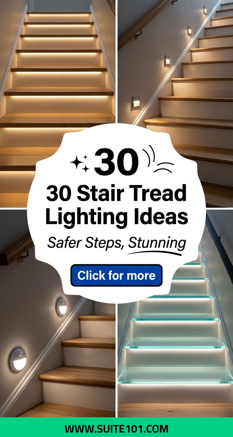 30 Stair Tread Lighting Ideas for Safer Stunning Staircases - 30 Stair Tread Lighting Ideas for Safer, Stunning Staircases