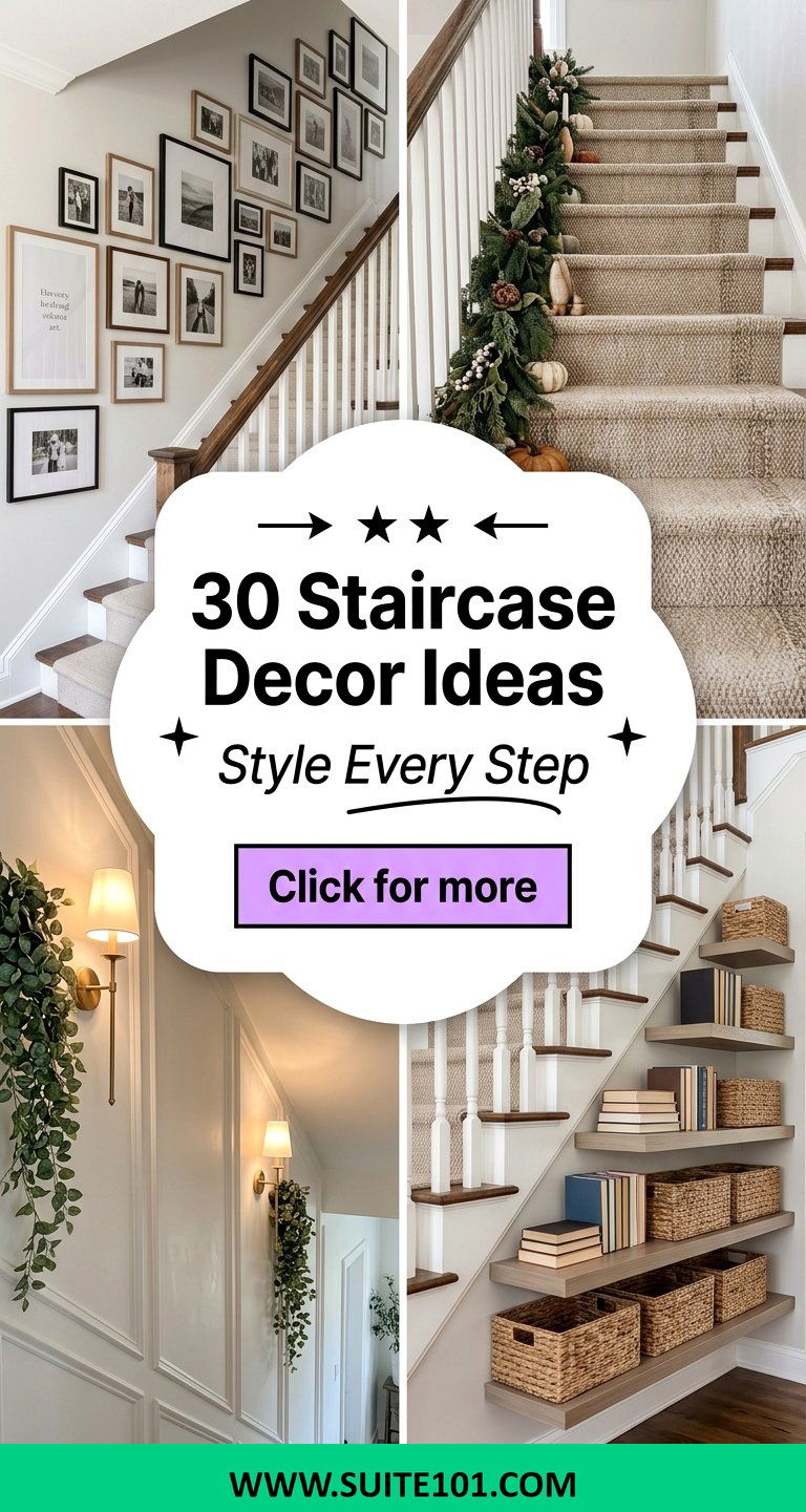 30 Staircase Decor Ideas to Style Every Step Like a Design Pro - 30 Staircase Decor Ideas to Style Every Step Like a Design Pro