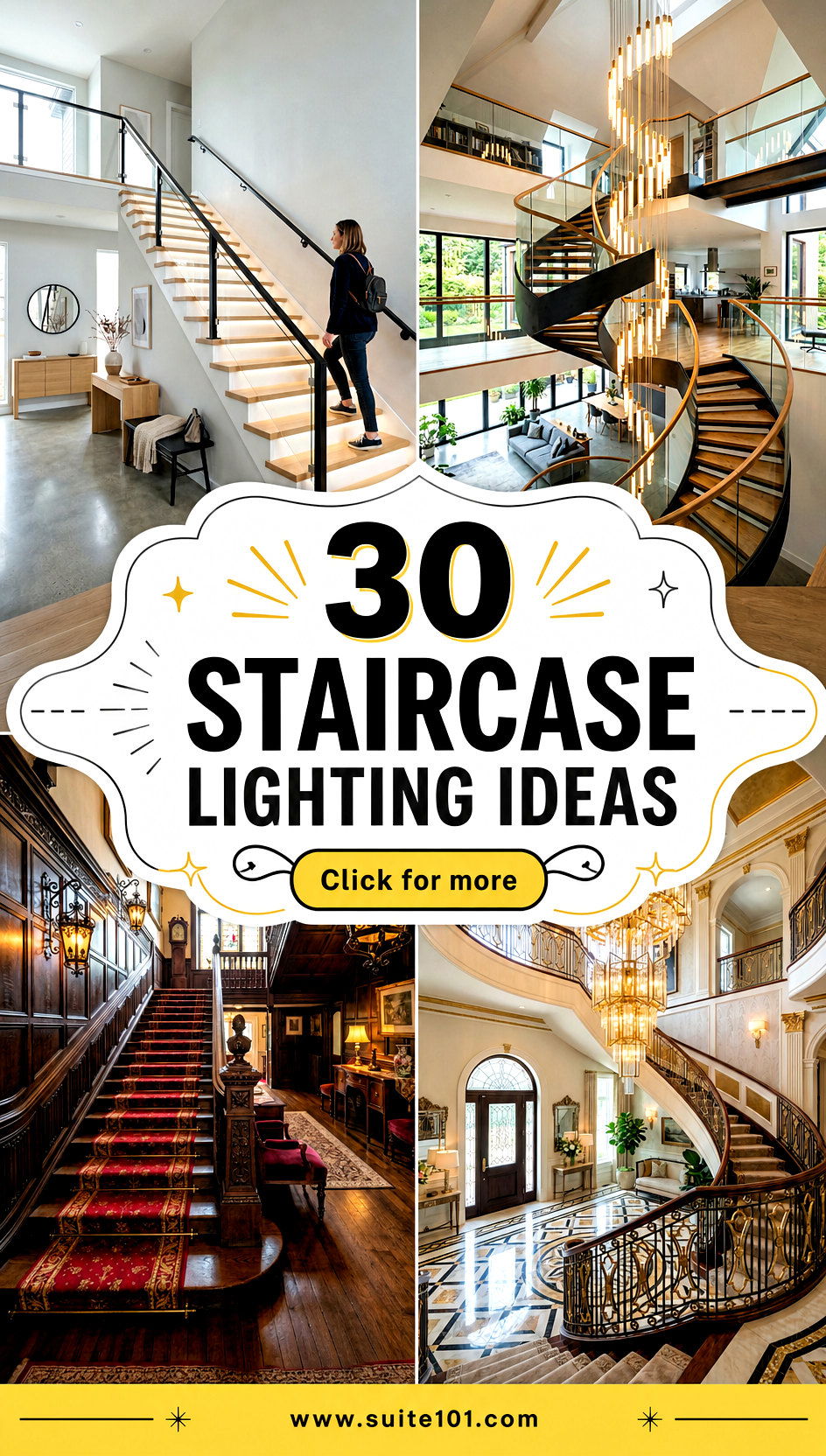 30 Staircase Lighting Ideas for Safe Beautiful Pathways - 30 Staircase Lighting Ideas for Safe, Beautiful Pathways