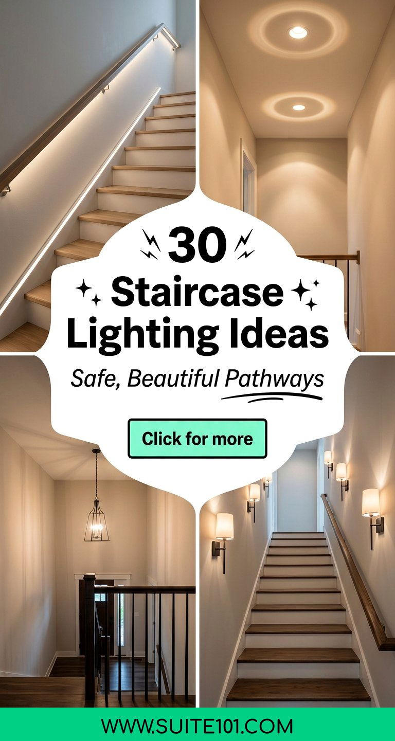 30 Staircase Lighting Ideas for Safe Beautiful Pathways - 30 Staircase Lighting Ideas for Safe, Beautiful Pathways