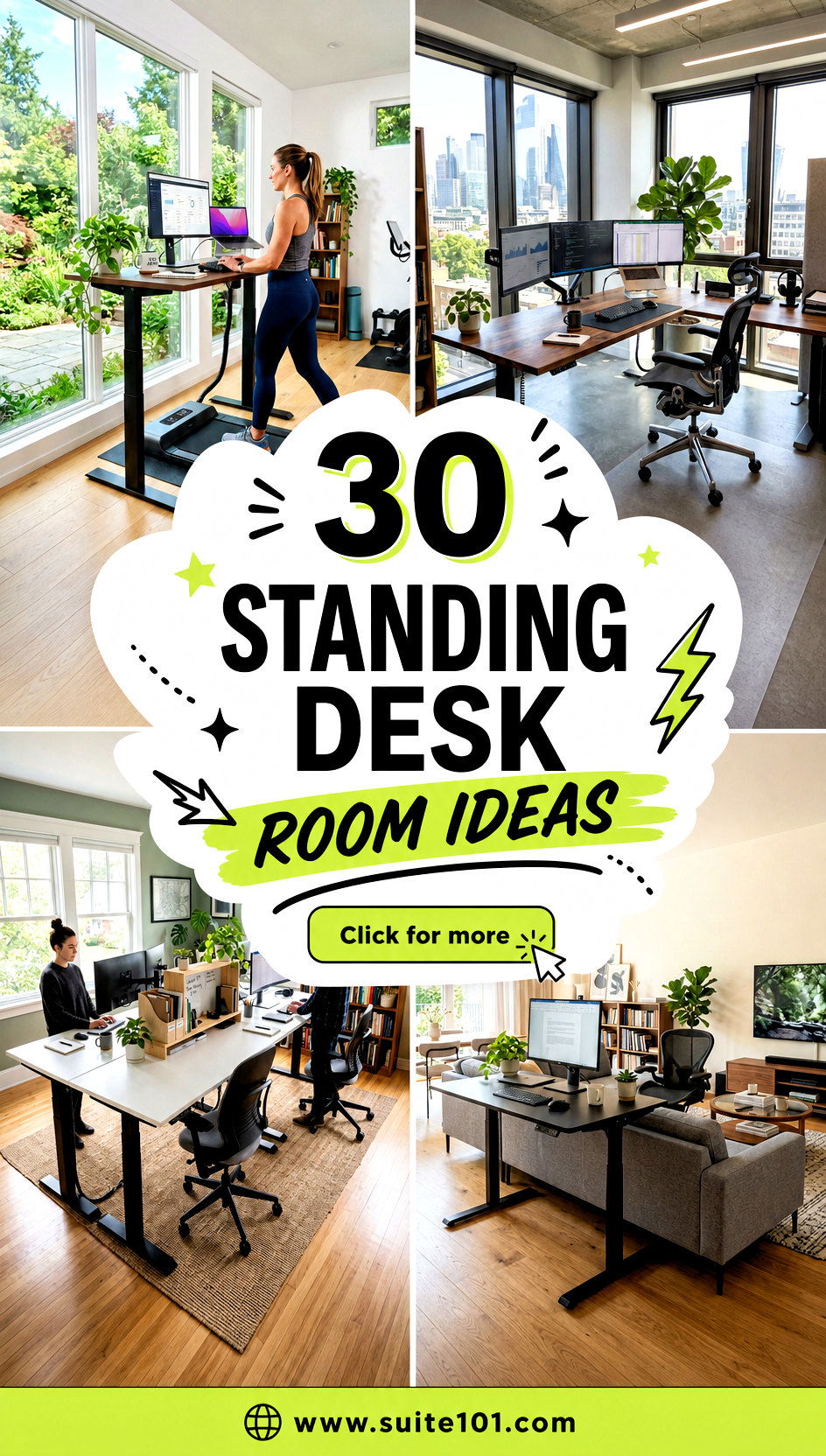 30 Standing Desk Room Ideas for Better Focus at Work Daily - 30 Standing Desk Room Ideas for Better Focus at Work Daily