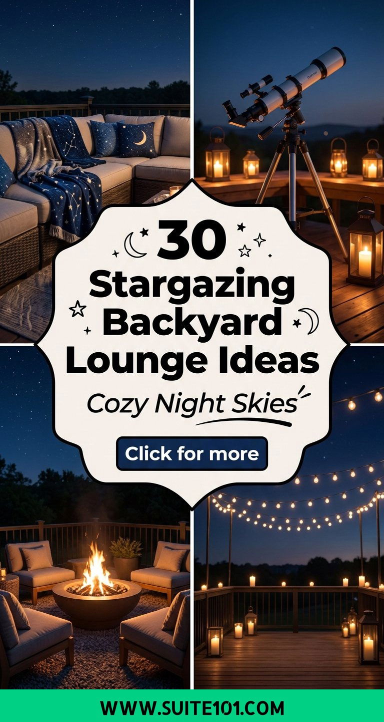 30 Stargazing Backyard Lounge Ideas for Cozy Night Skies - 30 Stargazing Backyard Lounge Ideas for Cozy Night Skies