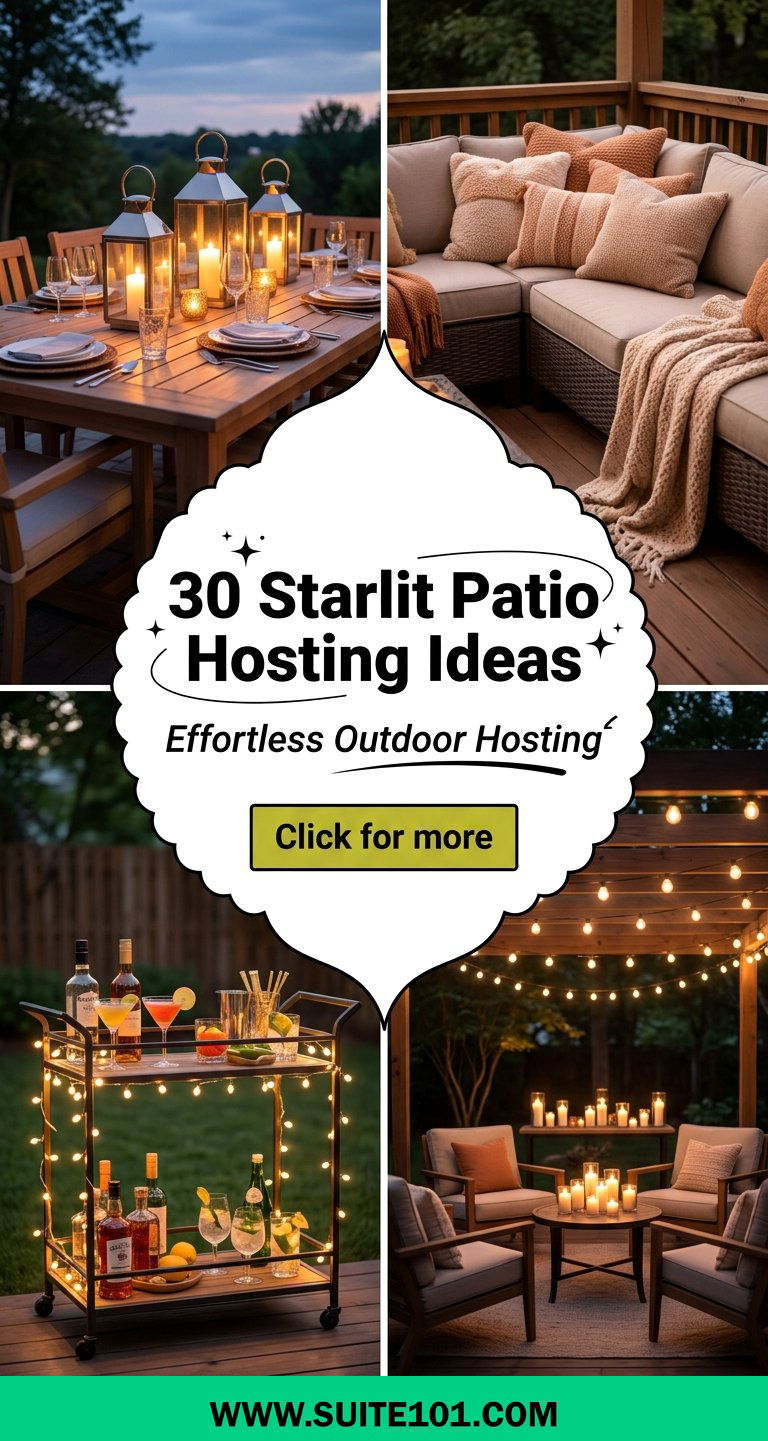 30 Starlit Patio Hosting Ideas for Effortless Outdoor Hosting - 30 Starlit Patio Hosting Ideas for Effortless Outdoor Hosting