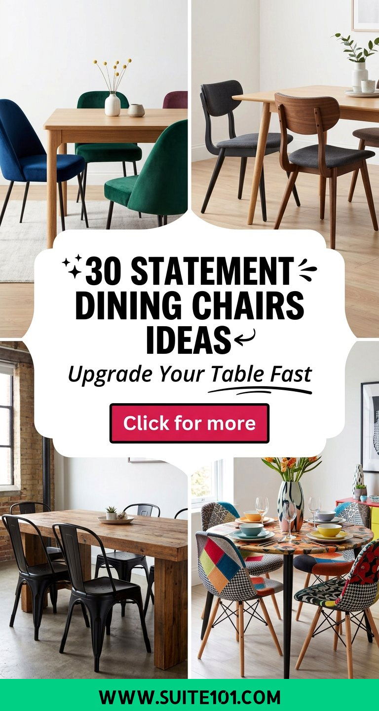 30 Statement Dining Chairs Ideas to Upgrade Your Table Fast - 30 Statement Dining Chairs Ideas to Upgrade Your Table Fast