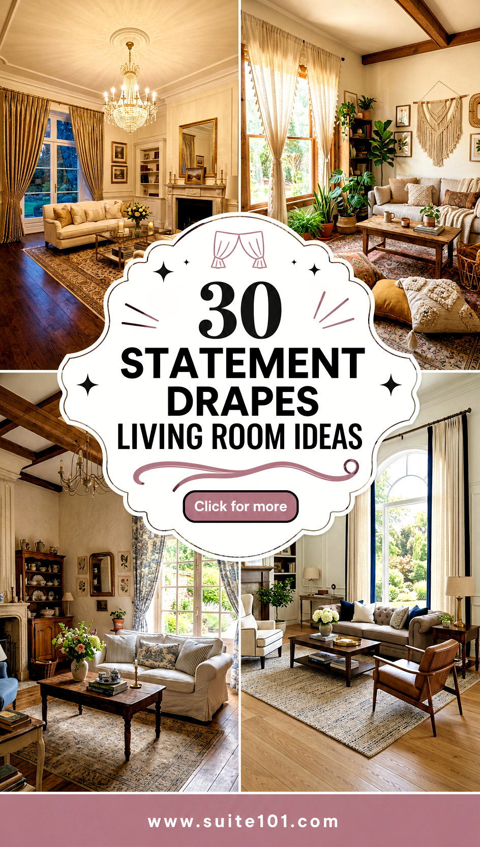 30 Statement Drapes Living Room Ideas to Transform Your Space - 30 Statement Drapes Living Room Ideas to Transform Your Space