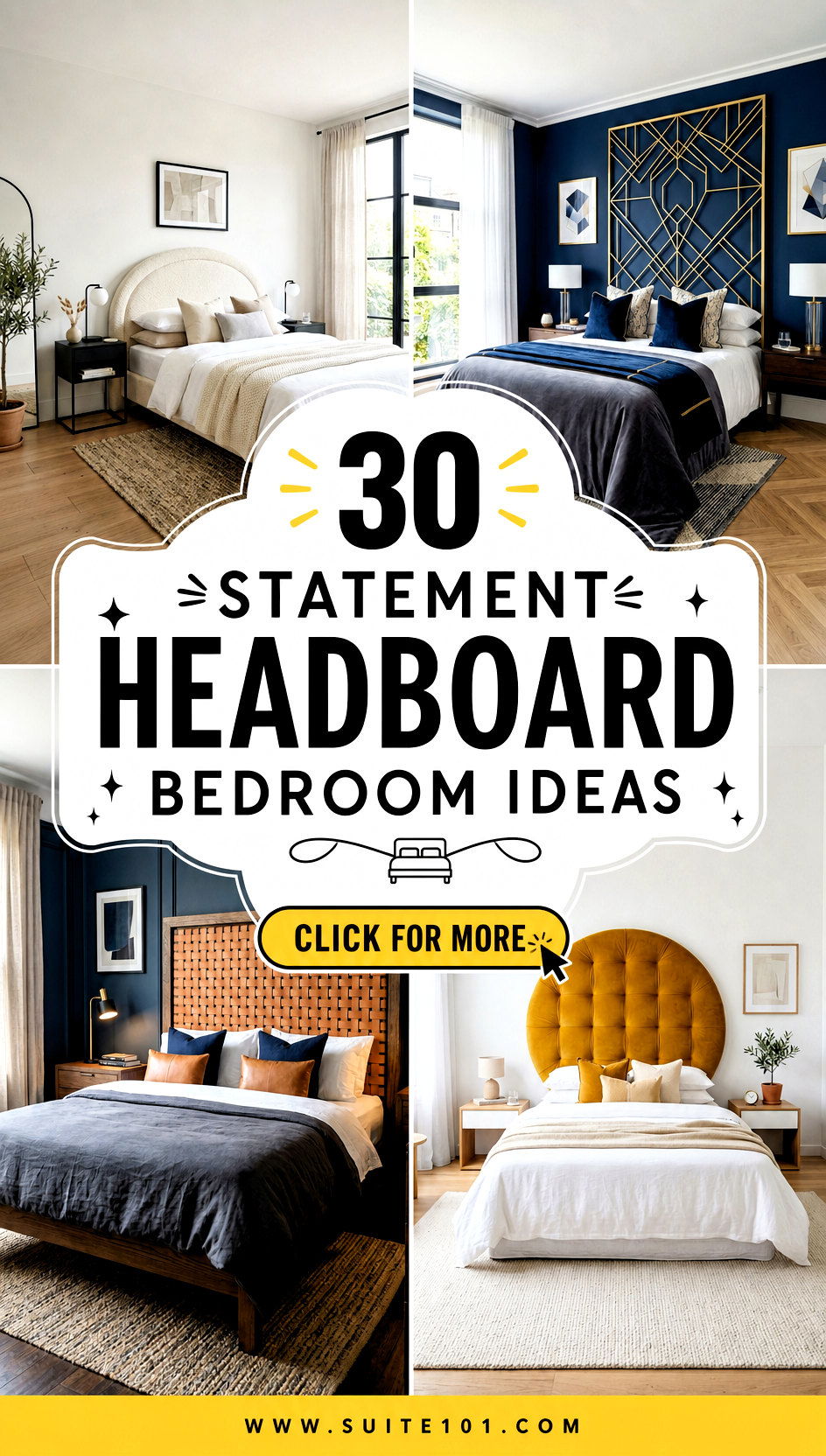 30 Statement Headboard Bedroom Ideas for Bold Style Today - 30 Statement Headboard Bedroom Ideas for Bold Style Today