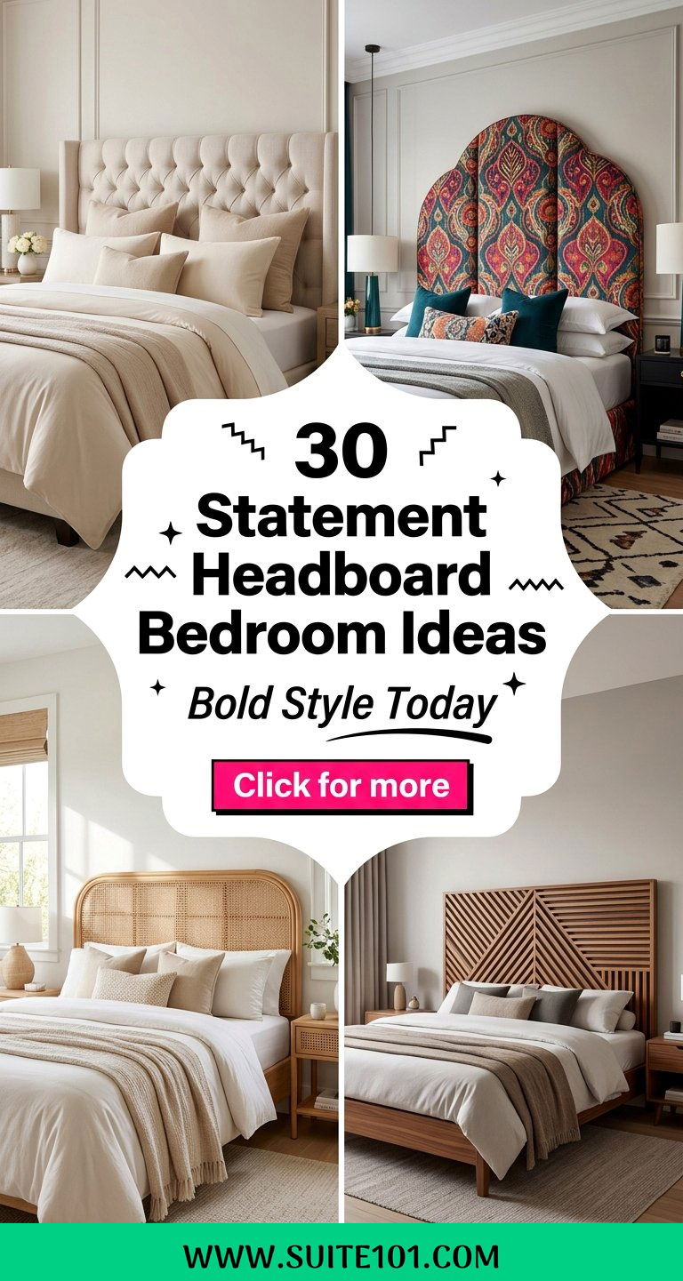 30 Statement Headboard Bedroom Ideas for Bold Style Today - 30 Statement Headboard Bedroom Ideas for Bold Style Today