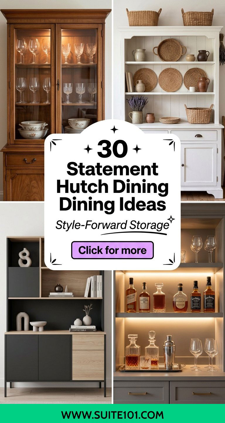 30 Statement Hutch Dining Ideas for Style-Forward Storage - 30 Statement Hutch Dining Ideas for Style-Forward Storage