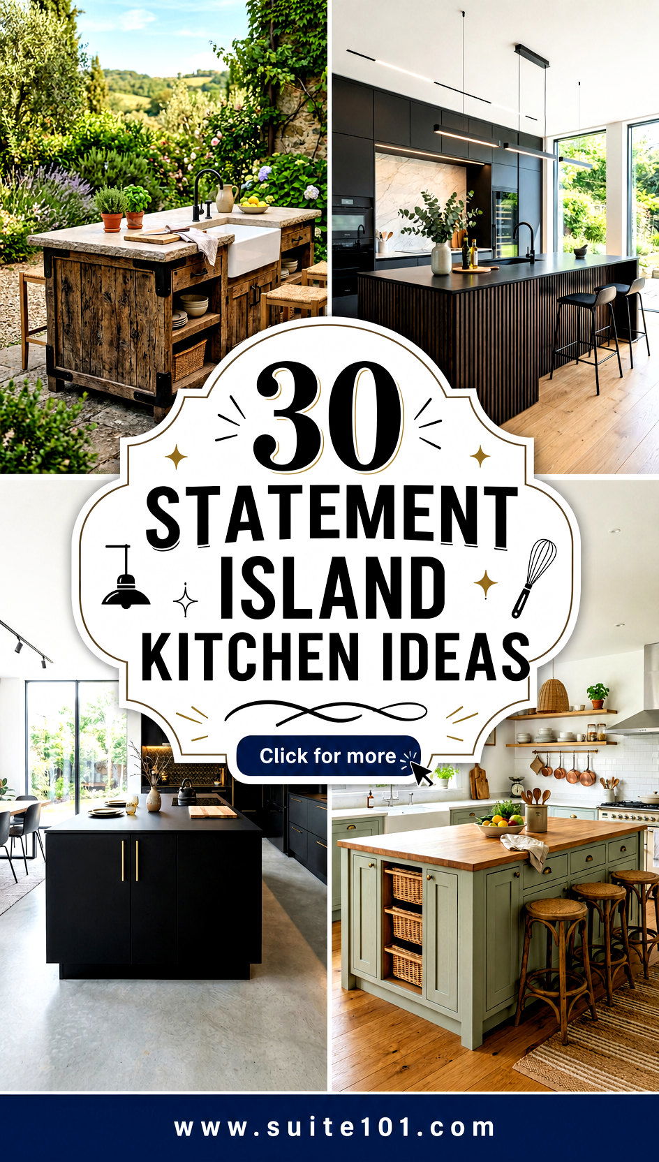 30 Statement Island Kitchen Ideas for Your Dream Centerpiece - 30 Statement Island Kitchen Ideas for Your Dream Centerpiece