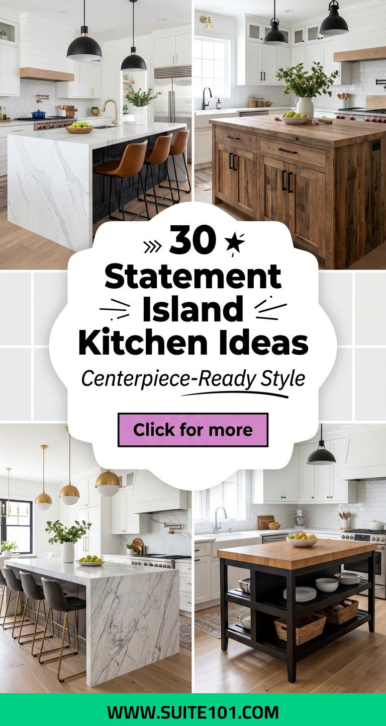 30 Statement Island Kitchen Ideas for Your Dream Centerpiece - 30 Statement Island Kitchen Ideas for Your Dream Centerpiece