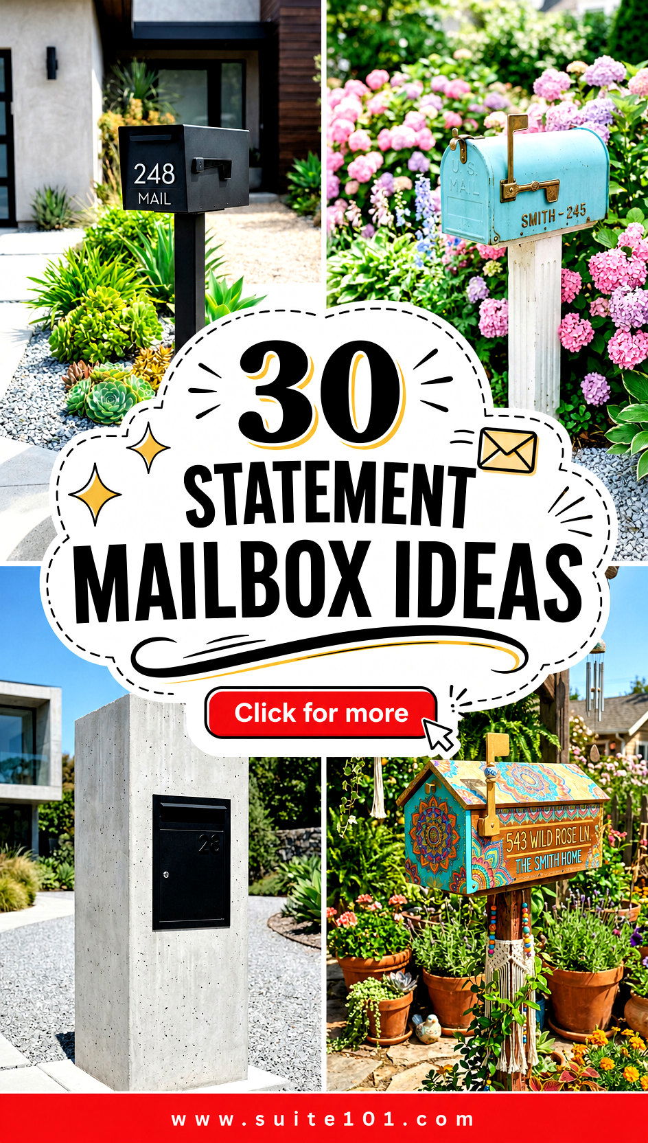 30 Statement Mailbox Ideas Aesthetic That Boost Curb Appeal - 30 Statement Mailbox Ideas Aesthetic That Boost Curb Appeal