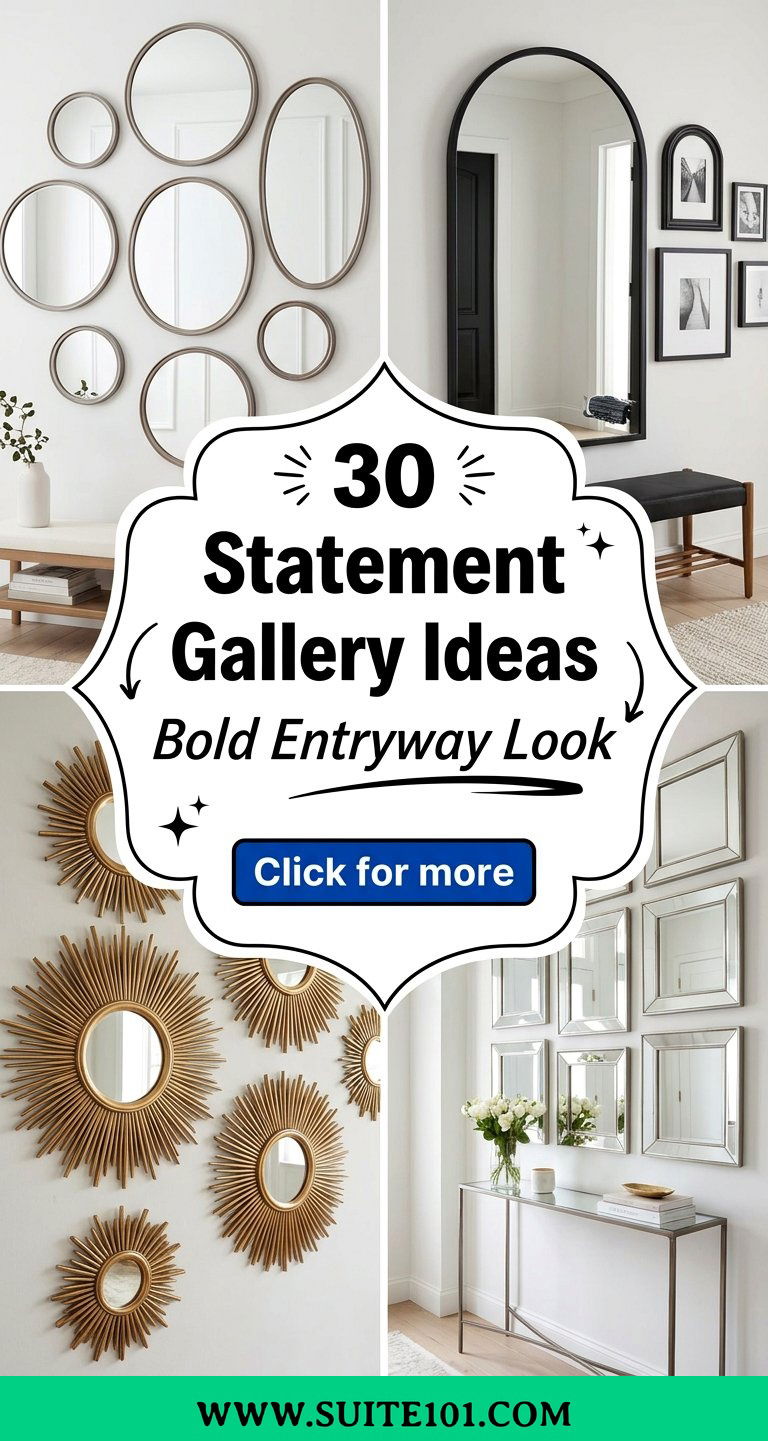 30 Statement Mirror Gallery Ideas for a Bold Entryway Look - 30 Statement Mirror Gallery Ideas for a Bold Entryway Look