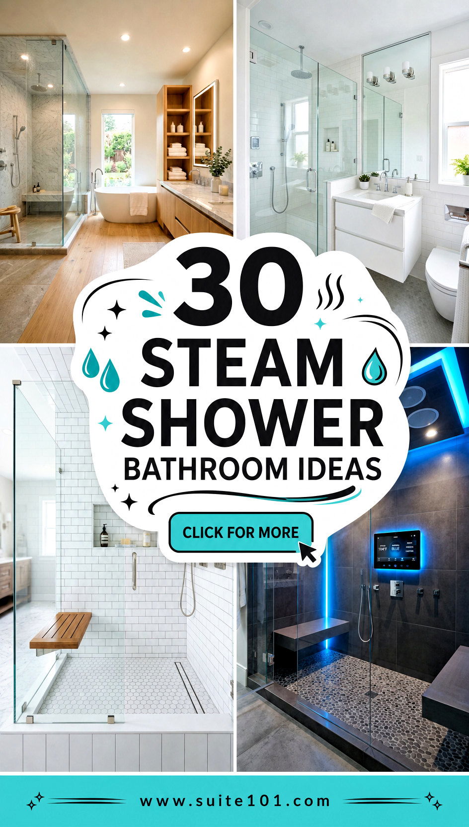30 Steam Shower Bathroom Ideas for Spa-Like Relaxation at Home - 30 Steam Shower Bathroom Ideas for Spa-Like Relaxation at Home