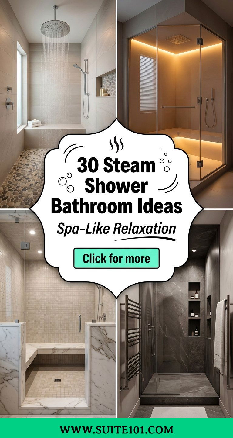 30 Steam Shower Bathroom Ideas for Spa-Like Relaxation at Home - 30 Steam Shower Bathroom Ideas for Spa-Like Relaxation at Home