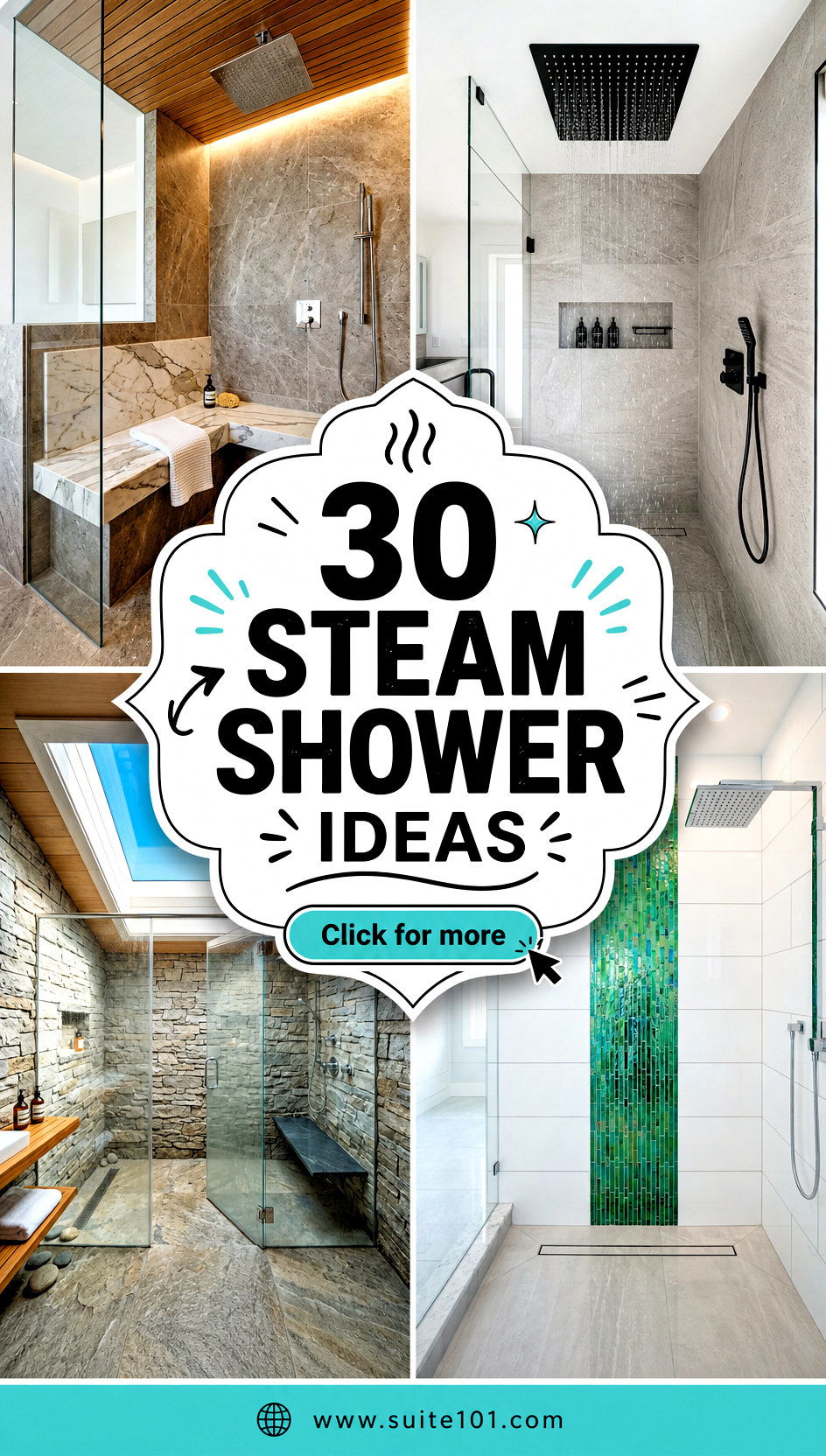 30 Steam Shower Ideas for a Spa-Style Bathroom Upgrade - 30 Steam Shower Ideas for a Spa-Style Bathroom Upgrade