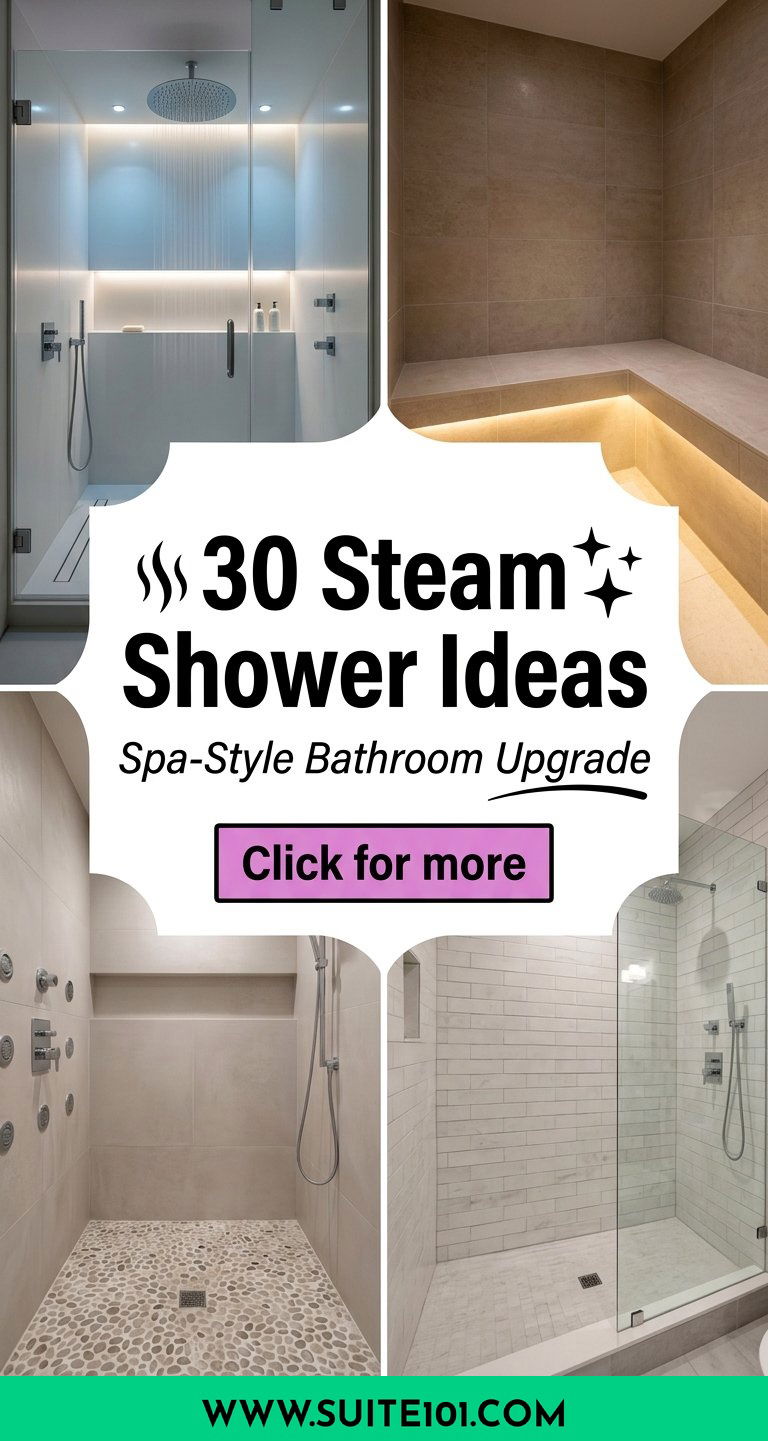 30 Steam Shower Ideas for a Spa-Style Bathroom Upgrade - 30 Steam Shower Ideas for a Spa-Style Bathroom Upgrade