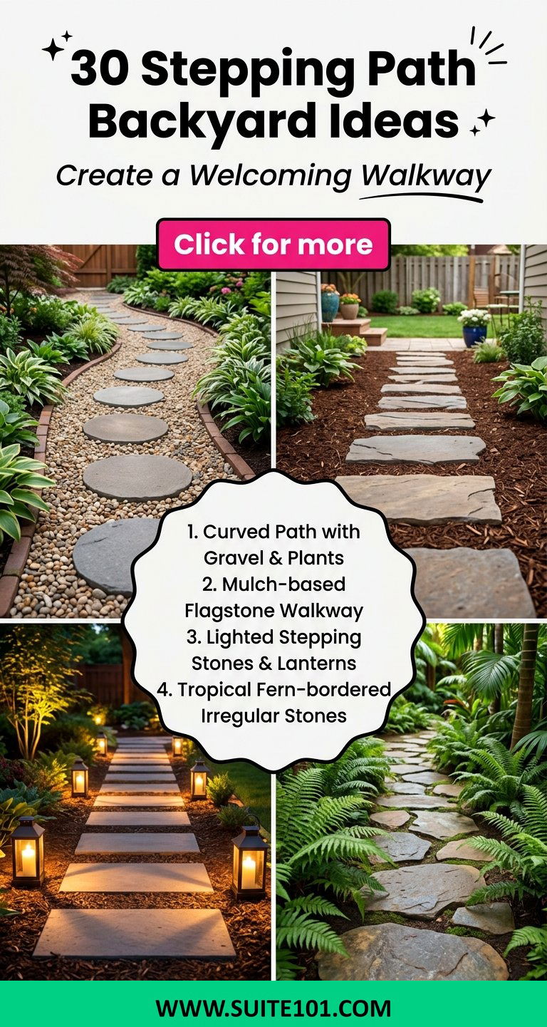 30 Stepping Path Backyard Ideas Create a Welcoming Walkway - 30 Stepping Path Backyard Ideas: Create a Welcoming Walkway