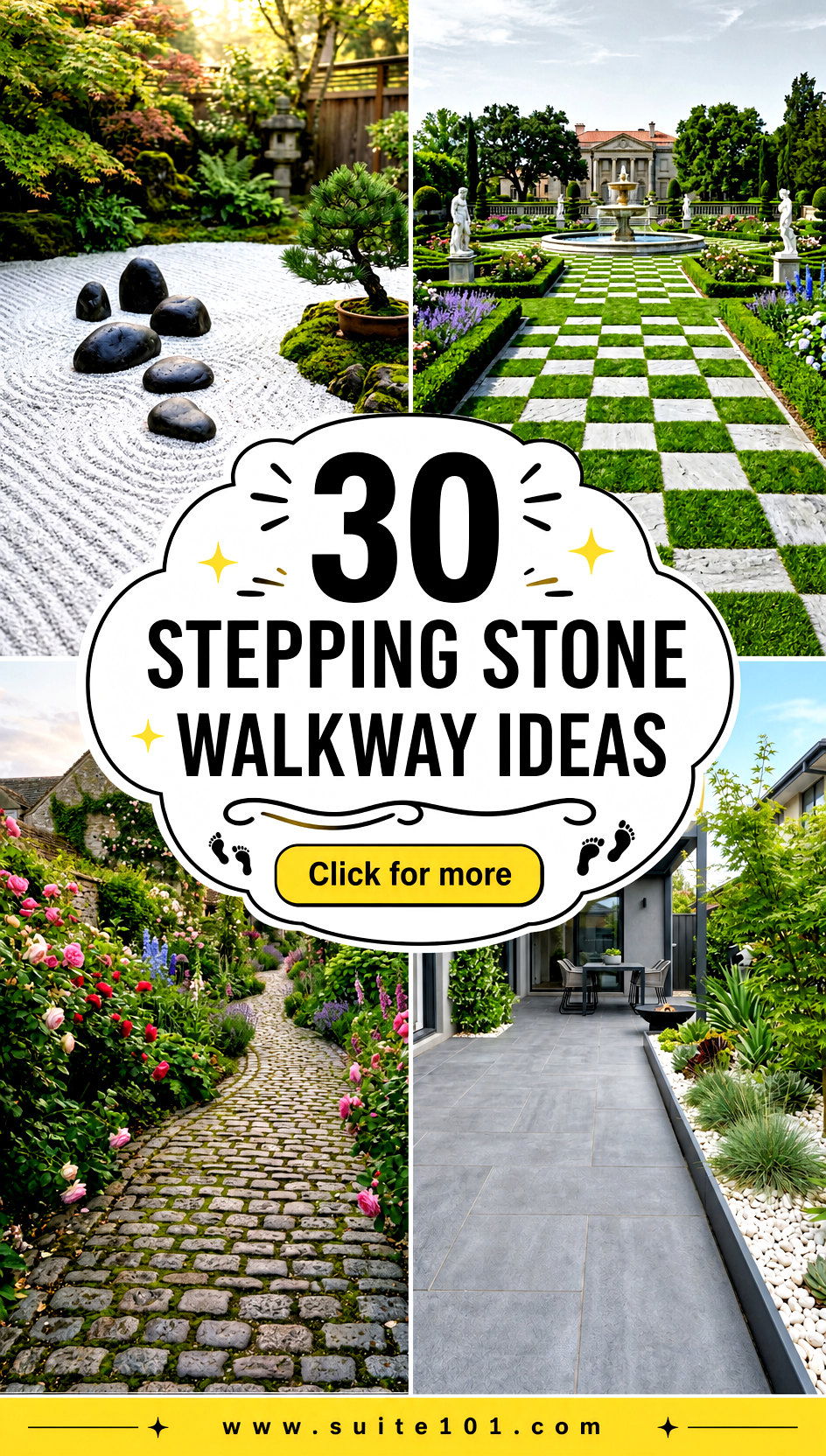 30 Stepping Stone Walkway Ideas Create a Path That Feels Easy - 30 Stepping Stone Walkway Ideas: Create a Path That Feels Easy