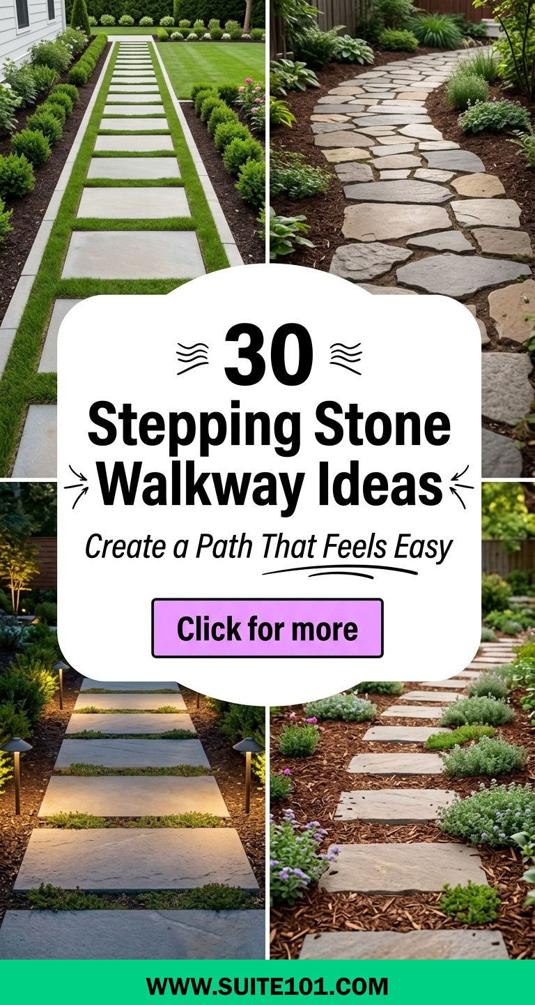 30 Stepping Stone Walkway Ideas Create a Path That Feels Easy - 30 Stepping Stone Walkway Ideas: Create a Path That Feels Easy