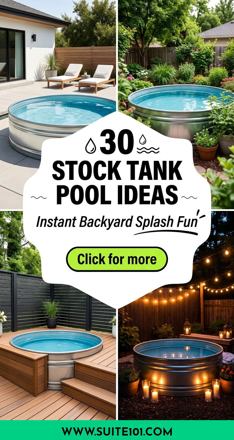 30 Stock Tank Pool Ideas for Instant Backyard Splash Fun - 30 Stock Tank Pool Ideas for Instant Backyard Splash Fun