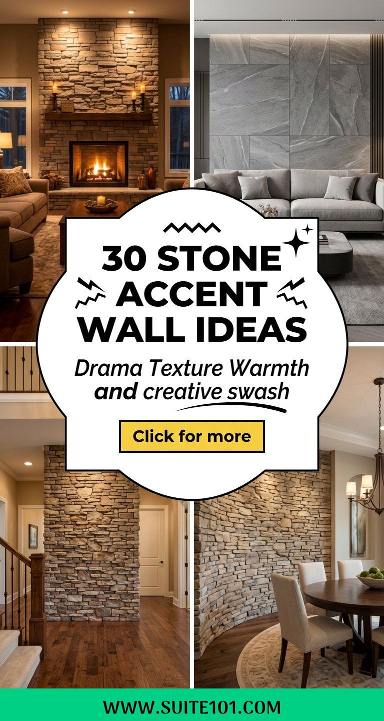 30 Stone Accent Wall Ideas for Drama Texture and Warmth - 30 Stone Accent Wall Ideas for Drama, Texture, and Warmth