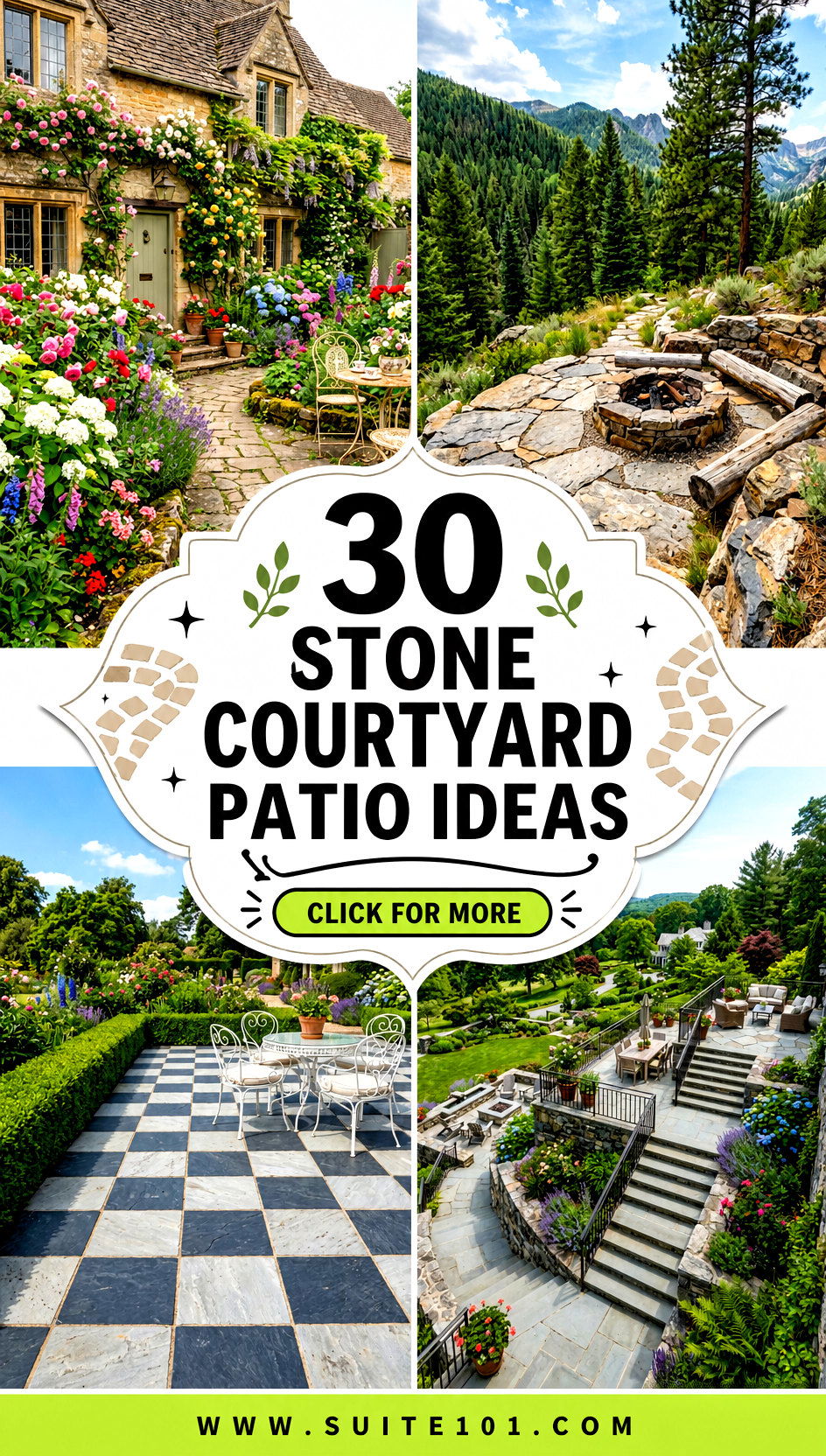 30 Stone Courtyard Patio Ideas to Upgrade Outdoor Living - 30 Stone Courtyard Patio Ideas to Upgrade Outdoor Living