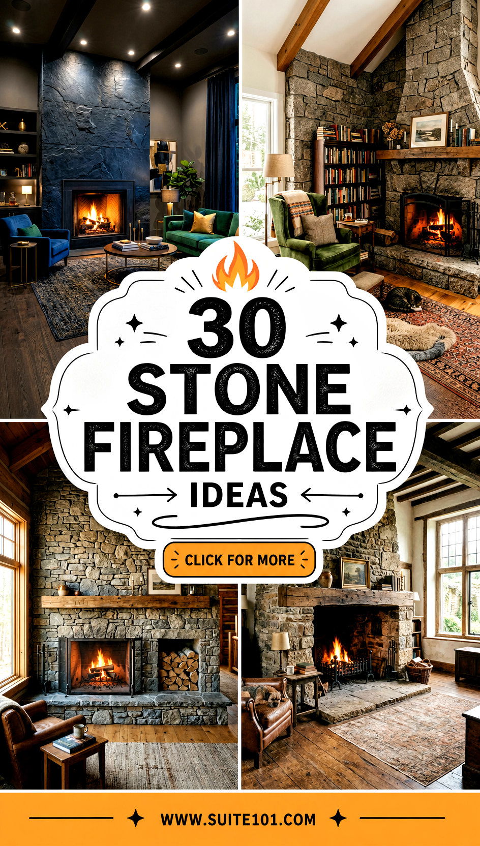 30 Stone Fireplace Ideas Add Warmth and Texture to Any Home - 30 Stone Fireplace Ideas: Add Warmth and Texture to Any Home