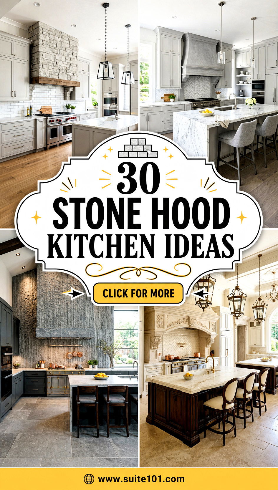 30 Stone Hood Kitchen Ideas for High-End Rustic Elegance - 30 Stone Hood Kitchen Ideas for High-End, Rustic Elegance