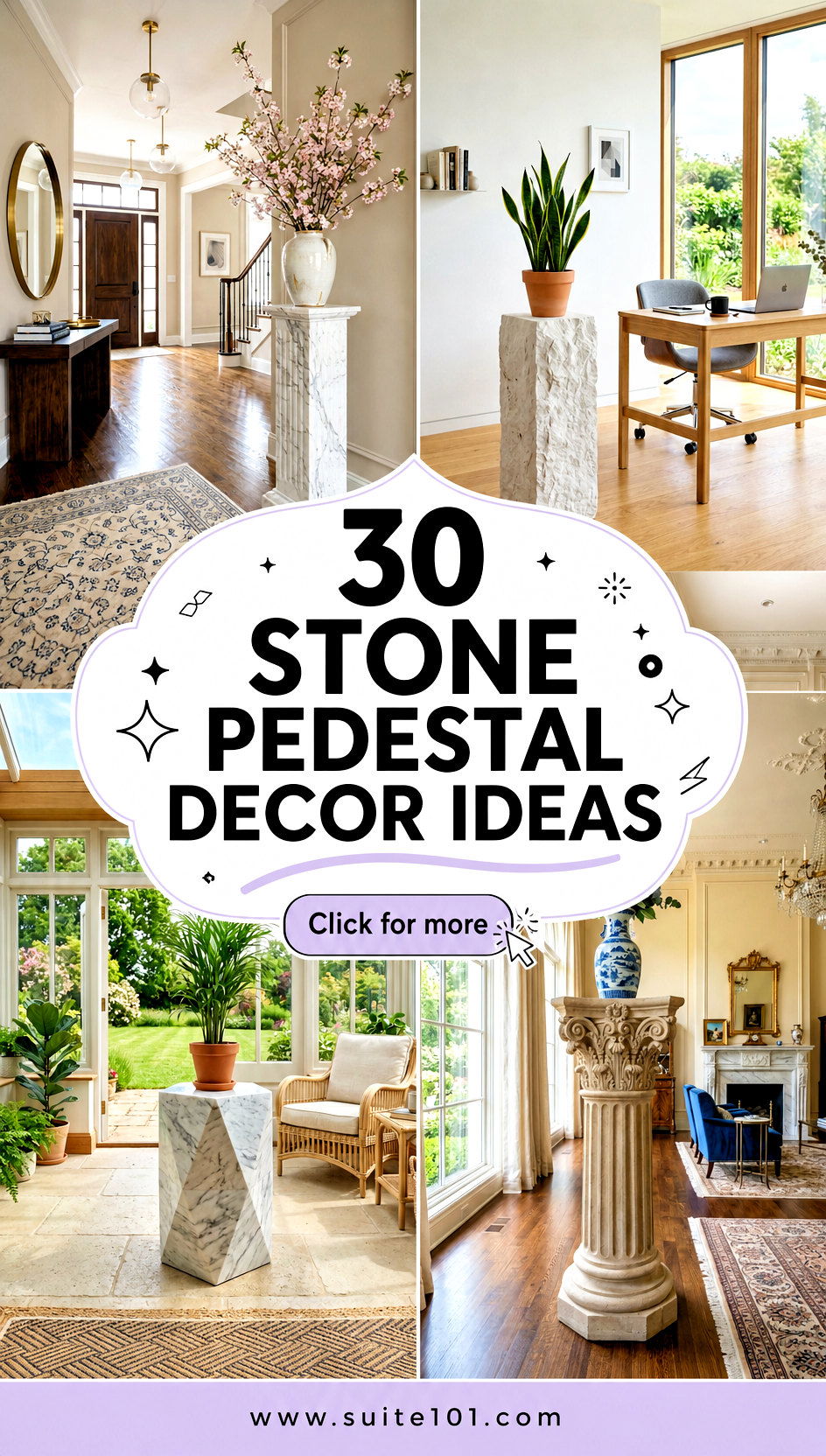 30 Stone Pedestal Decor Ideas to Elevate Any Space Instantly - 30 Stone Pedestal Decor Ideas to Elevate Any Space Instantly