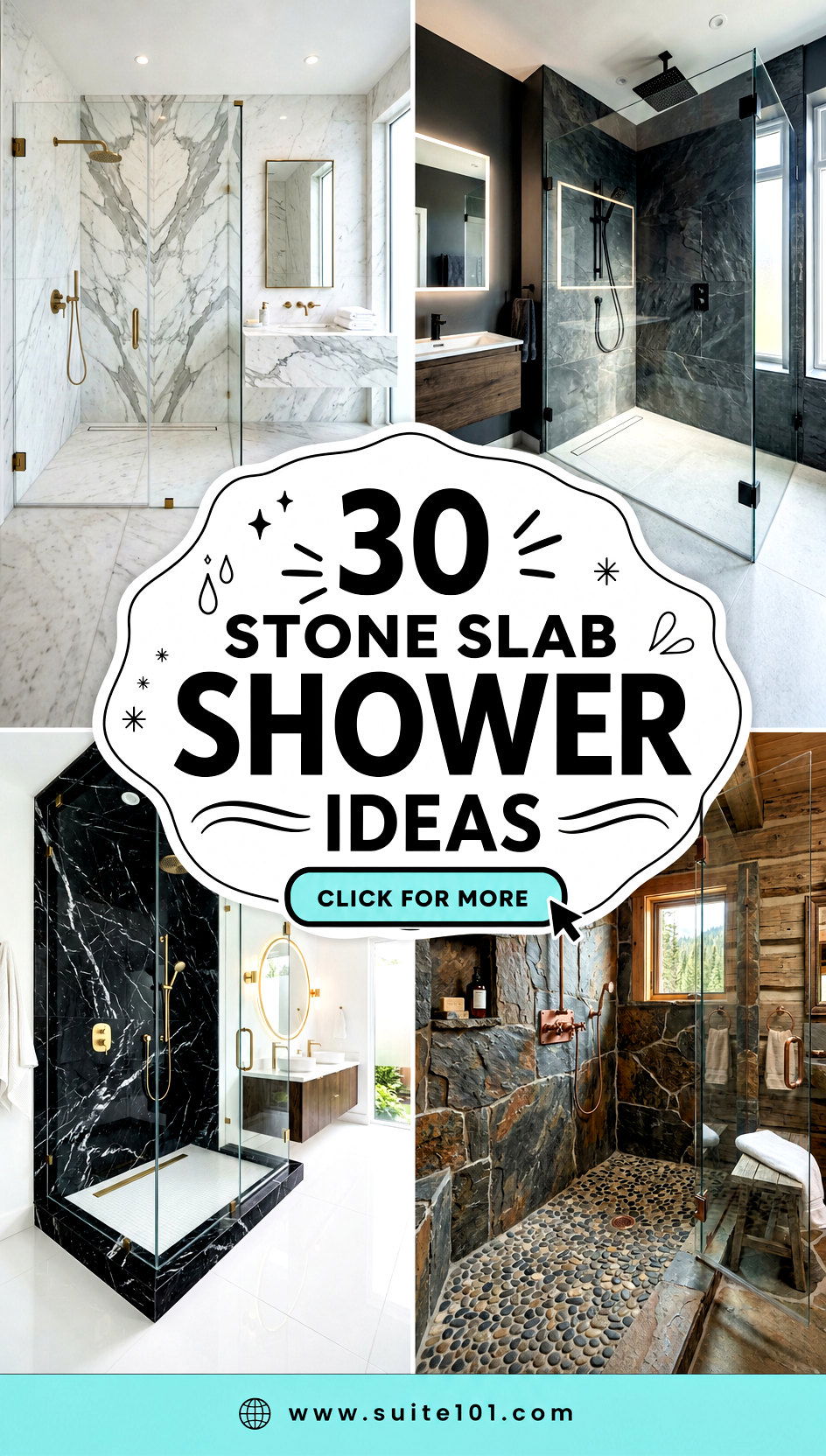 30 Stone Slab Shower Ideas for a Modern Luxurious Look - 30 Stone Slab Shower Ideas for a Modern, Luxurious Look
