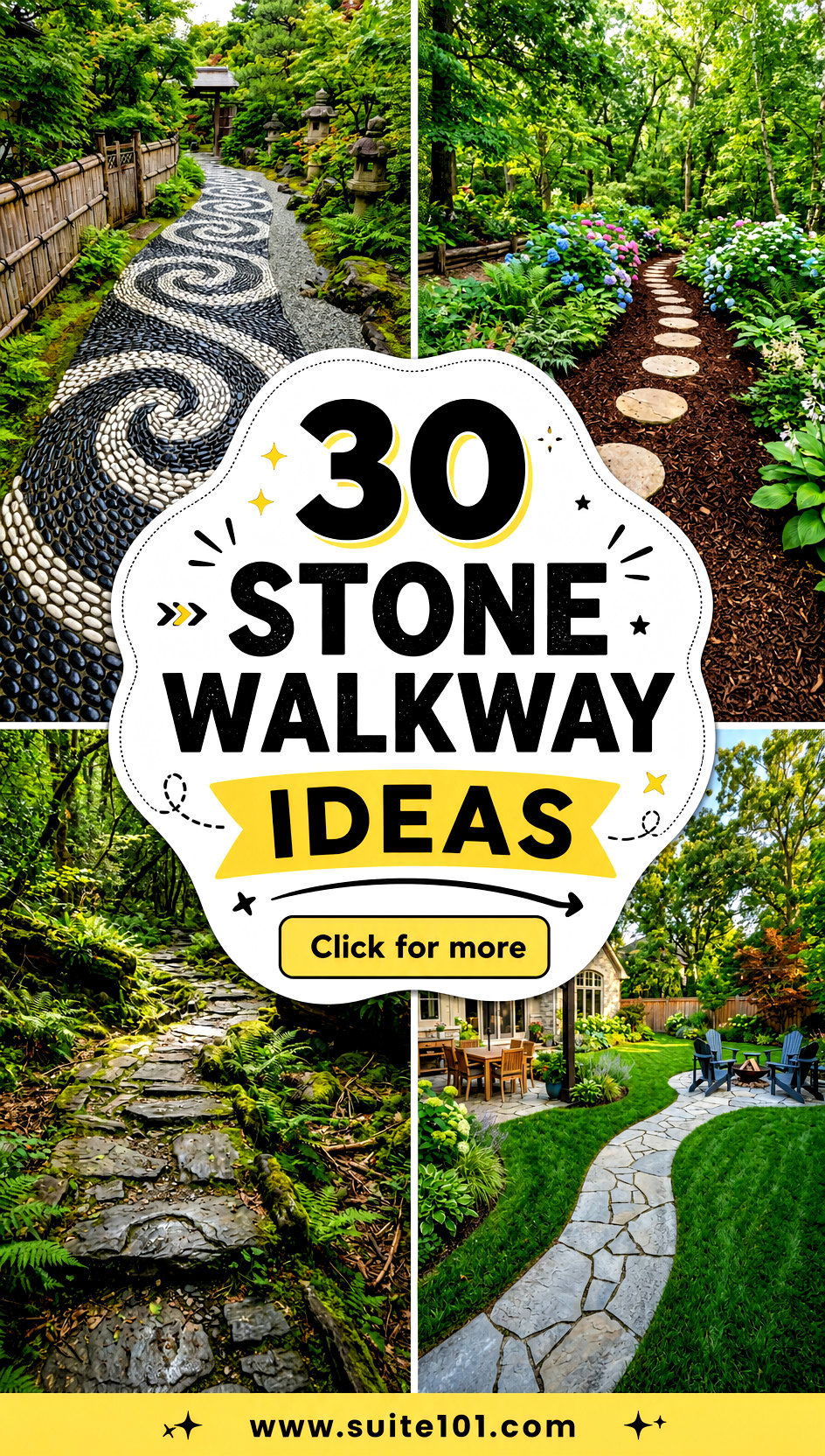 30 Stone Walkway Ideas Durable Paths That Boost Curb Appeal - 30 Stone Walkway Ideas: Durable Paths That Boost Curb Appeal