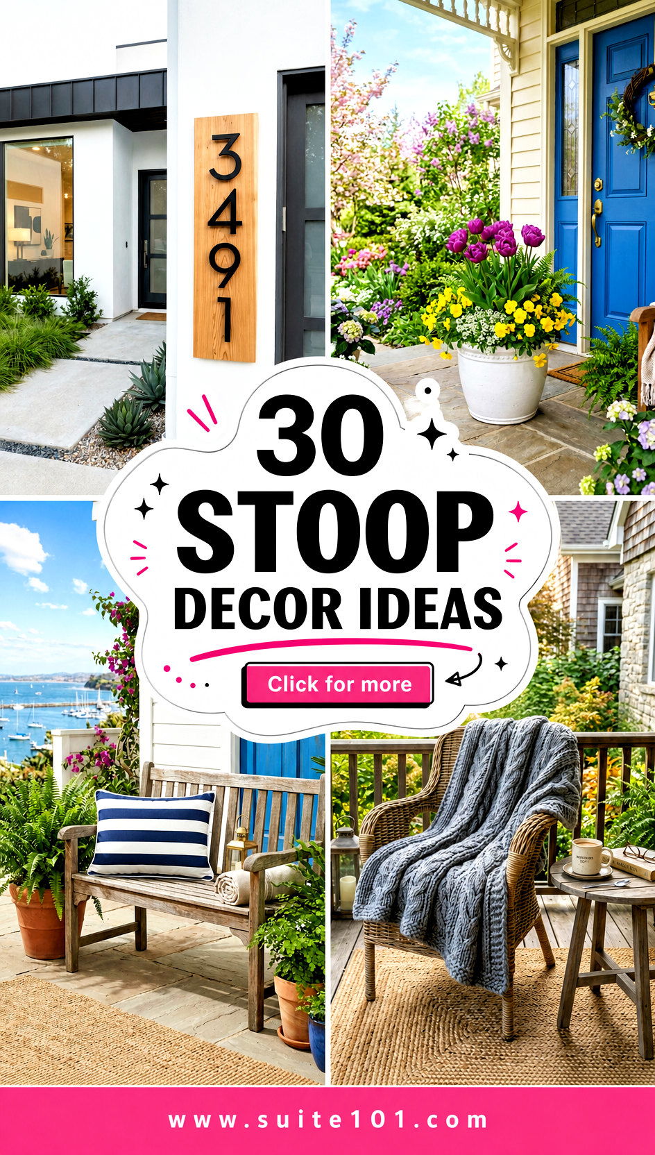 30 Stoop Decor Ideas to Make Your Entrance Look Designer Today - 30 Stoop Decor Ideas to Make Your Entrance Look Designer Today