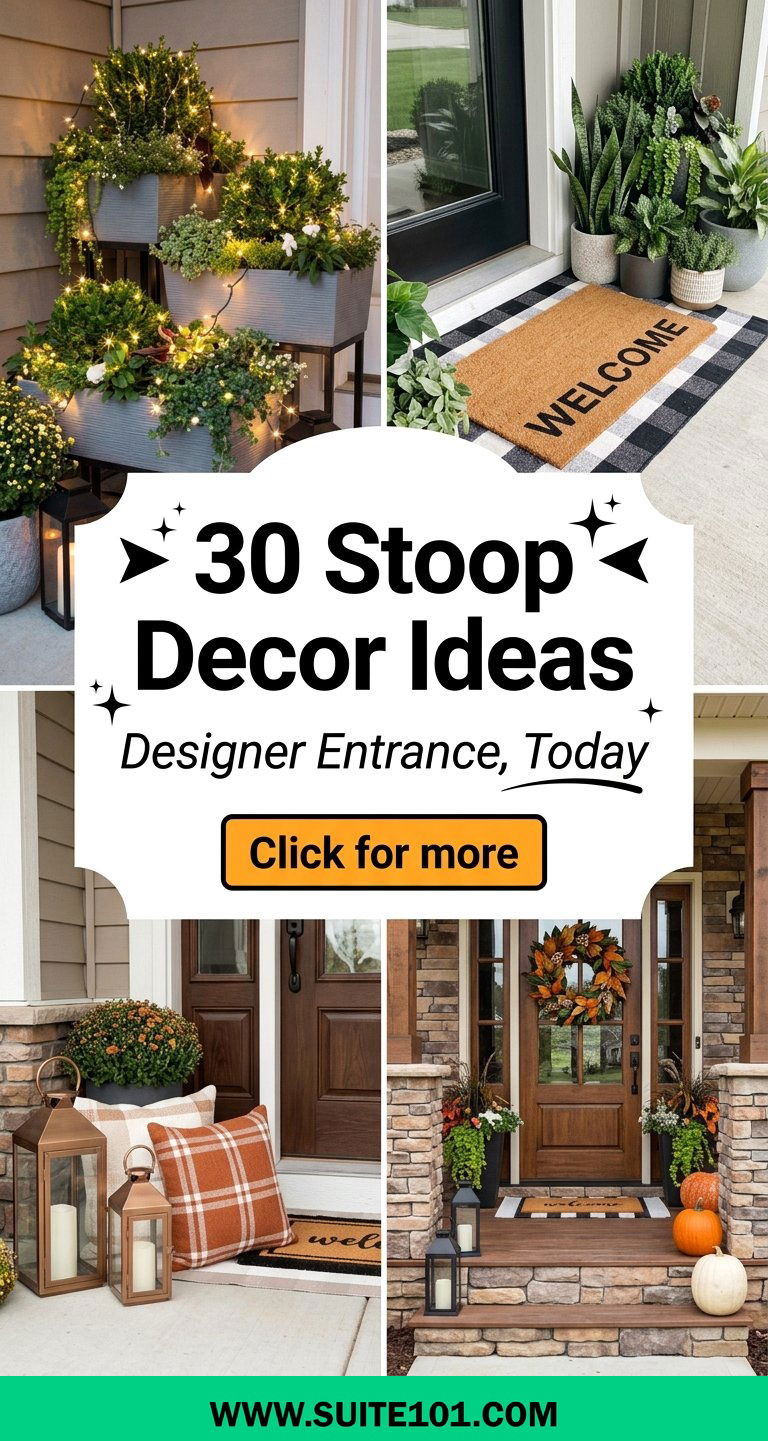 30 Stoop Decor Ideas to Make Your Entrance Look Designer Today - 30 Stoop Decor Ideas to Make Your Entrance Look Designer Today