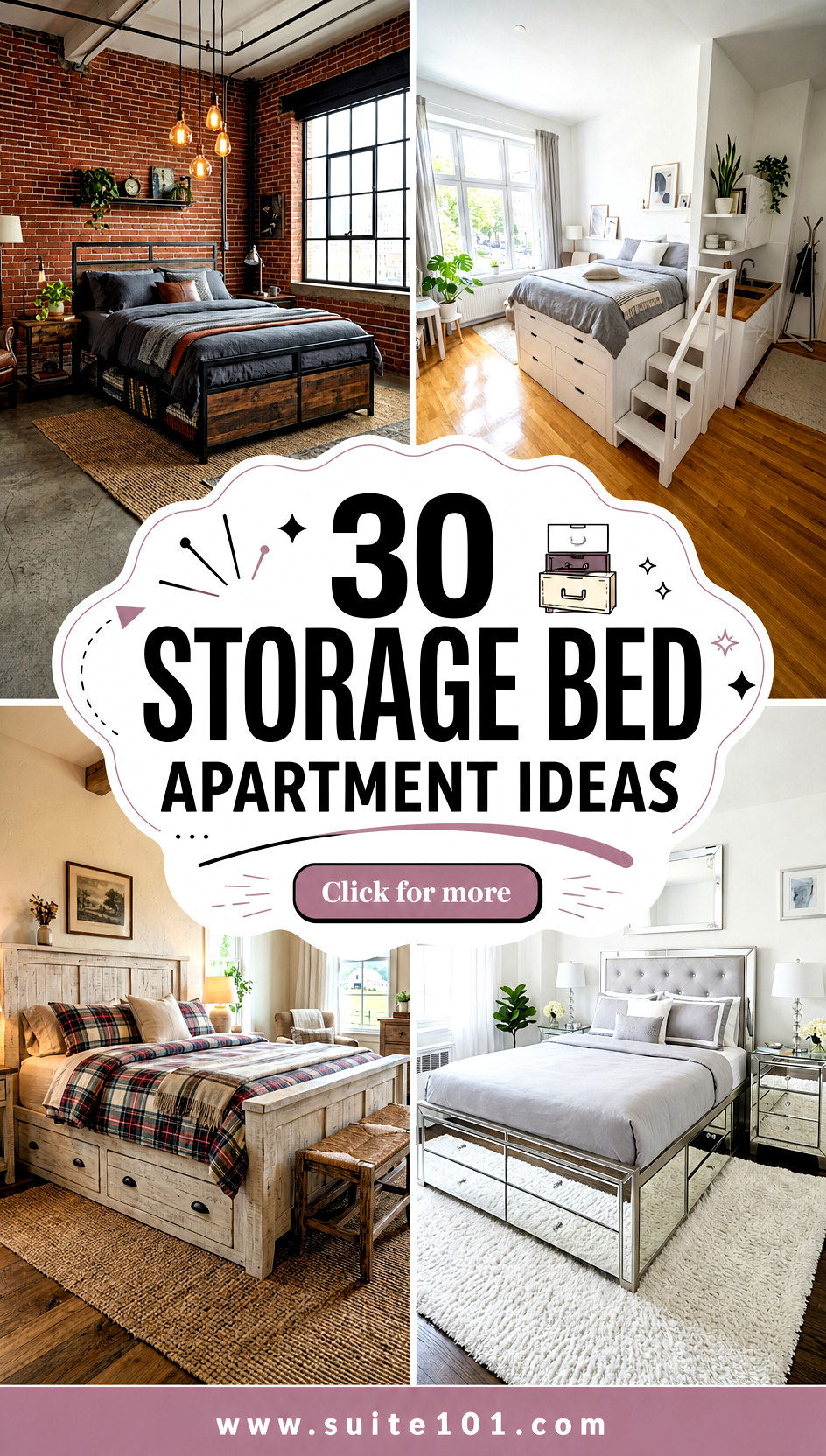 30 Storage Bed Apartment Ideas That Save Space and Look Sleek - 30 Storage Bed Apartment Ideas That Save Space and Look Sleek