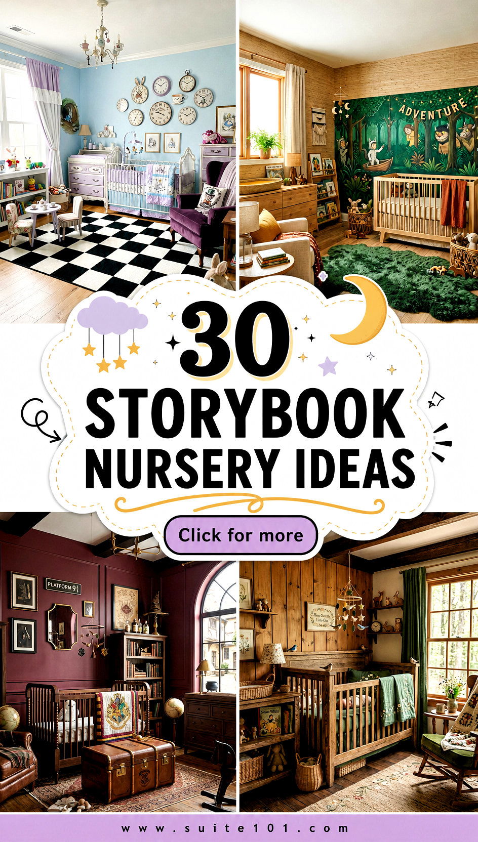 30 Storybook Nursery Ideas for a Whimsical Sleepy Room - 30 Storybook Nursery Ideas for a Whimsical, Sleepy Room