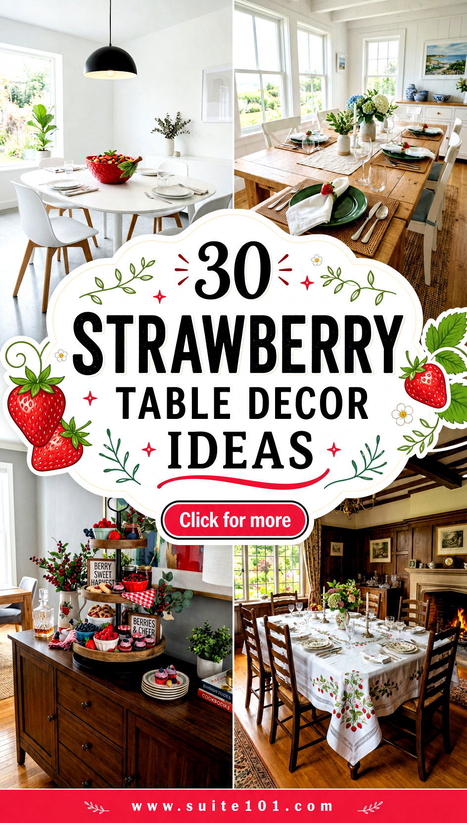 30 Strawberry Table Decor Ideas for a Sweet Summery Table - 30 Strawberry Table Decor Ideas for a Sweet, Summery Table