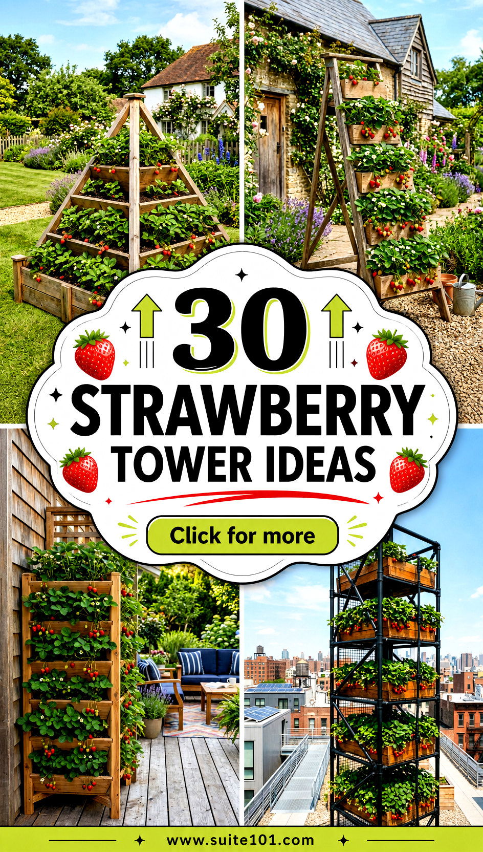 30 Strawberry Tower Ideas to Grow More in Less Space Fast - 30 Strawberry Tower Ideas to Grow More in Less Space Fast
